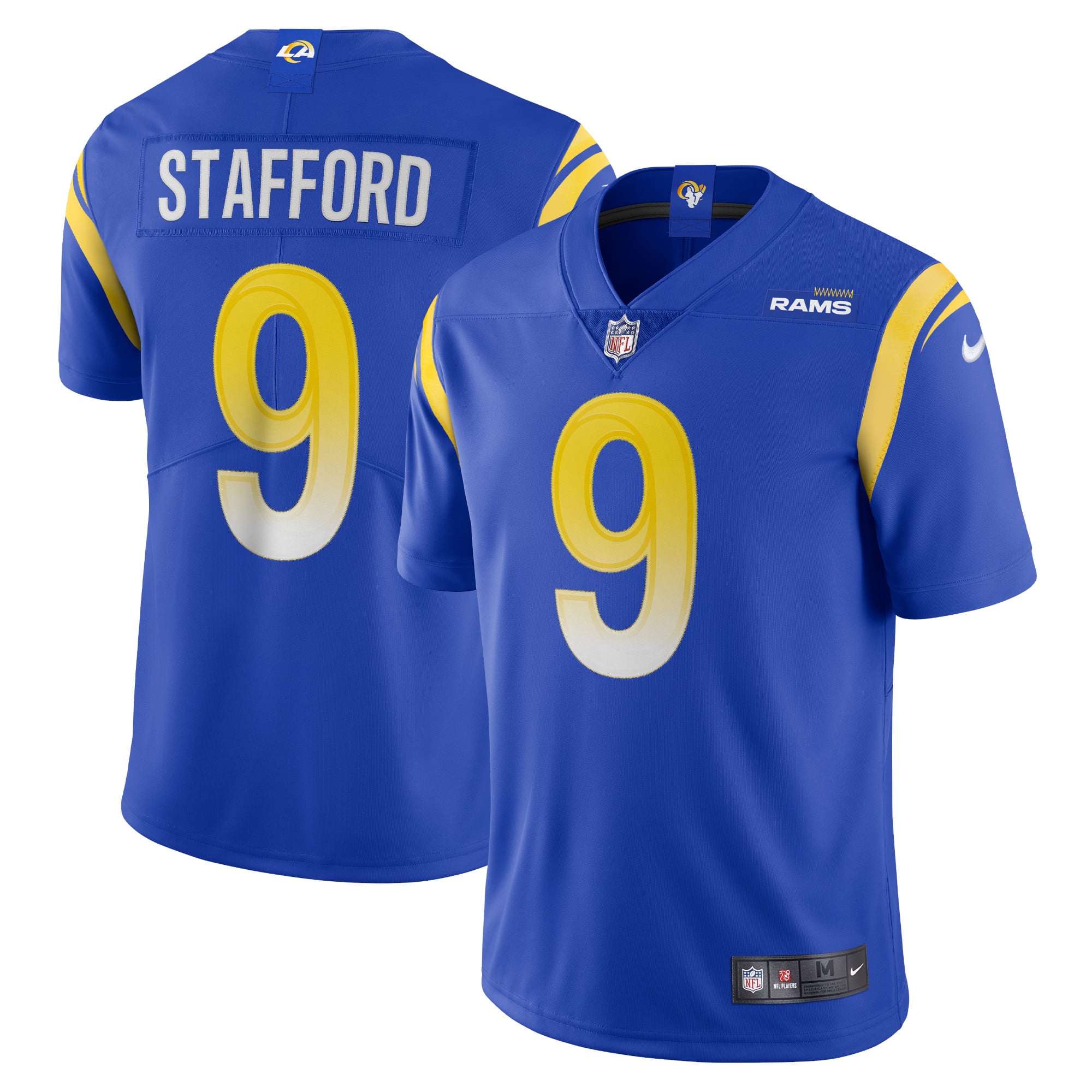 Matthew Stafford Los Angeles Rams Alternate Vapor Limited Jersey - Royal