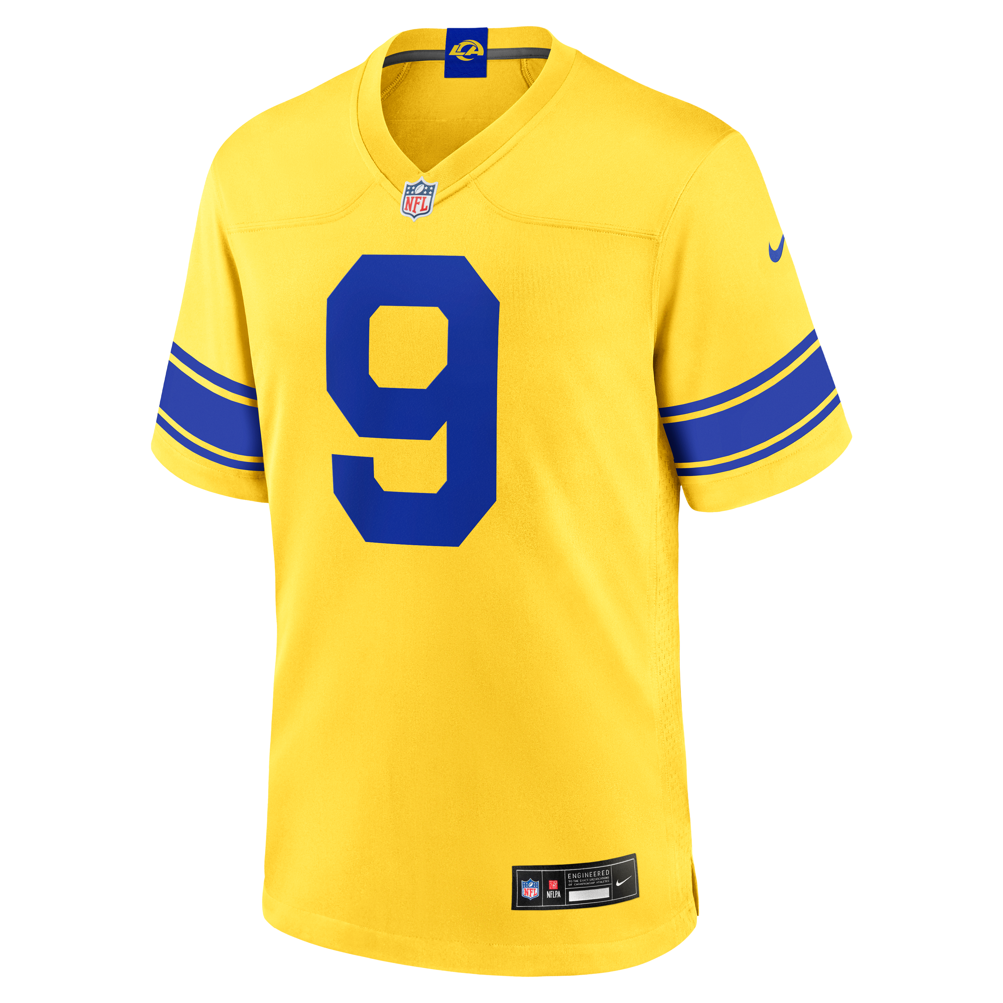 Matthew Stafford Los Angeles Rams Team Game Player Jersey - Gold - Image 3