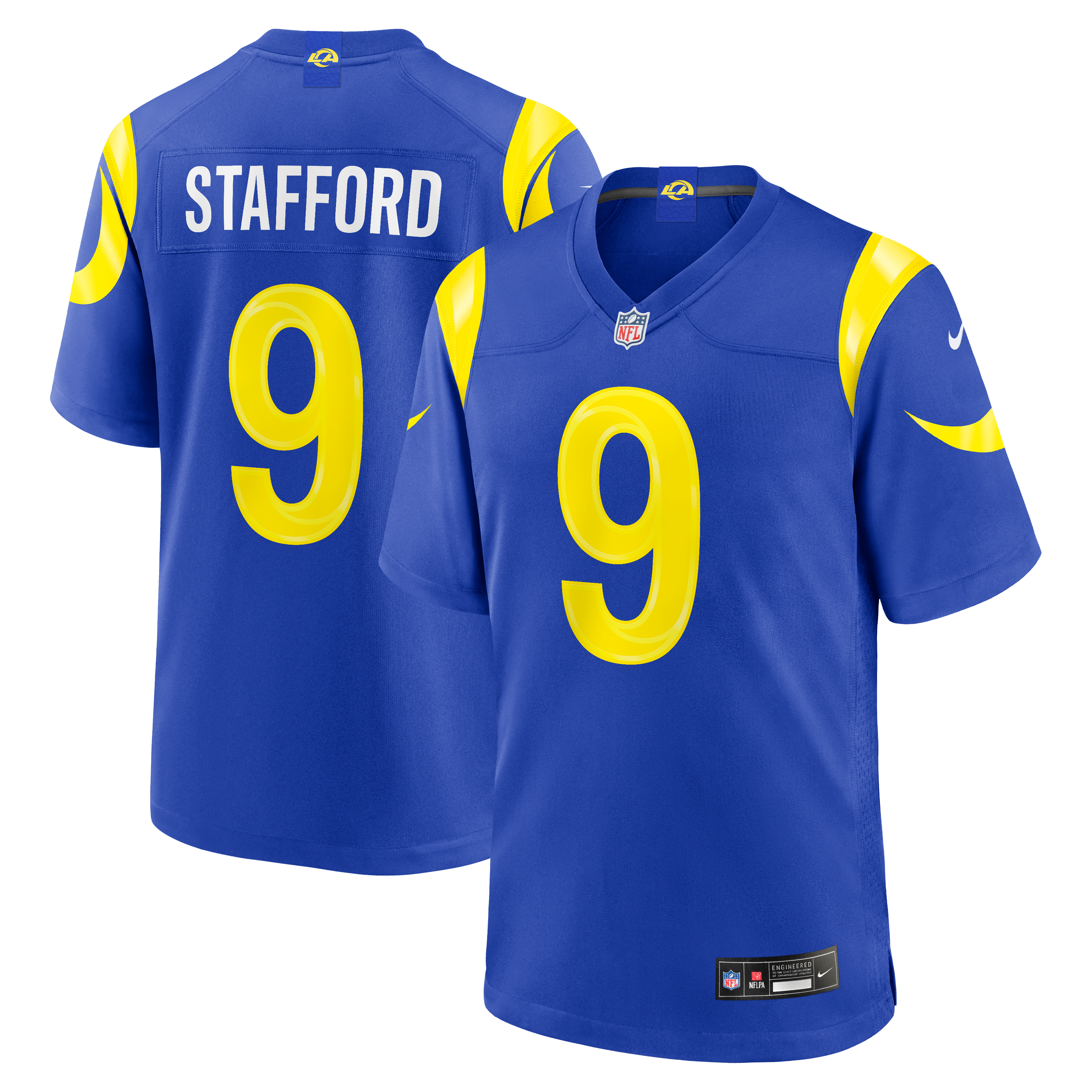 Matthew Stafford Los Angeles Rams Team Game Player Jersey - Royal