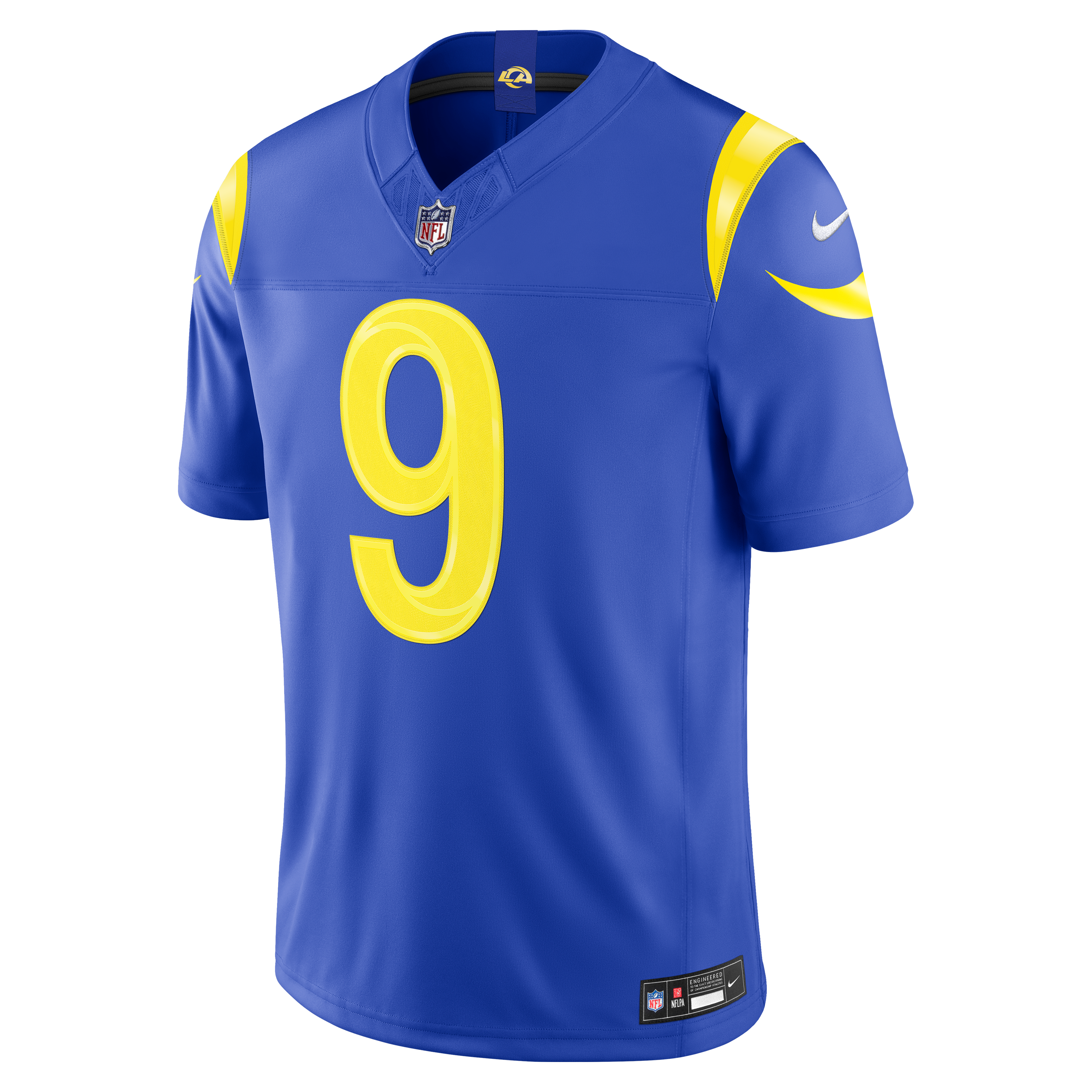 Matthew Stafford Los Angeles Rams Vapor F.U.S.E. Stitched Limited Jersey - Royal - Image 3