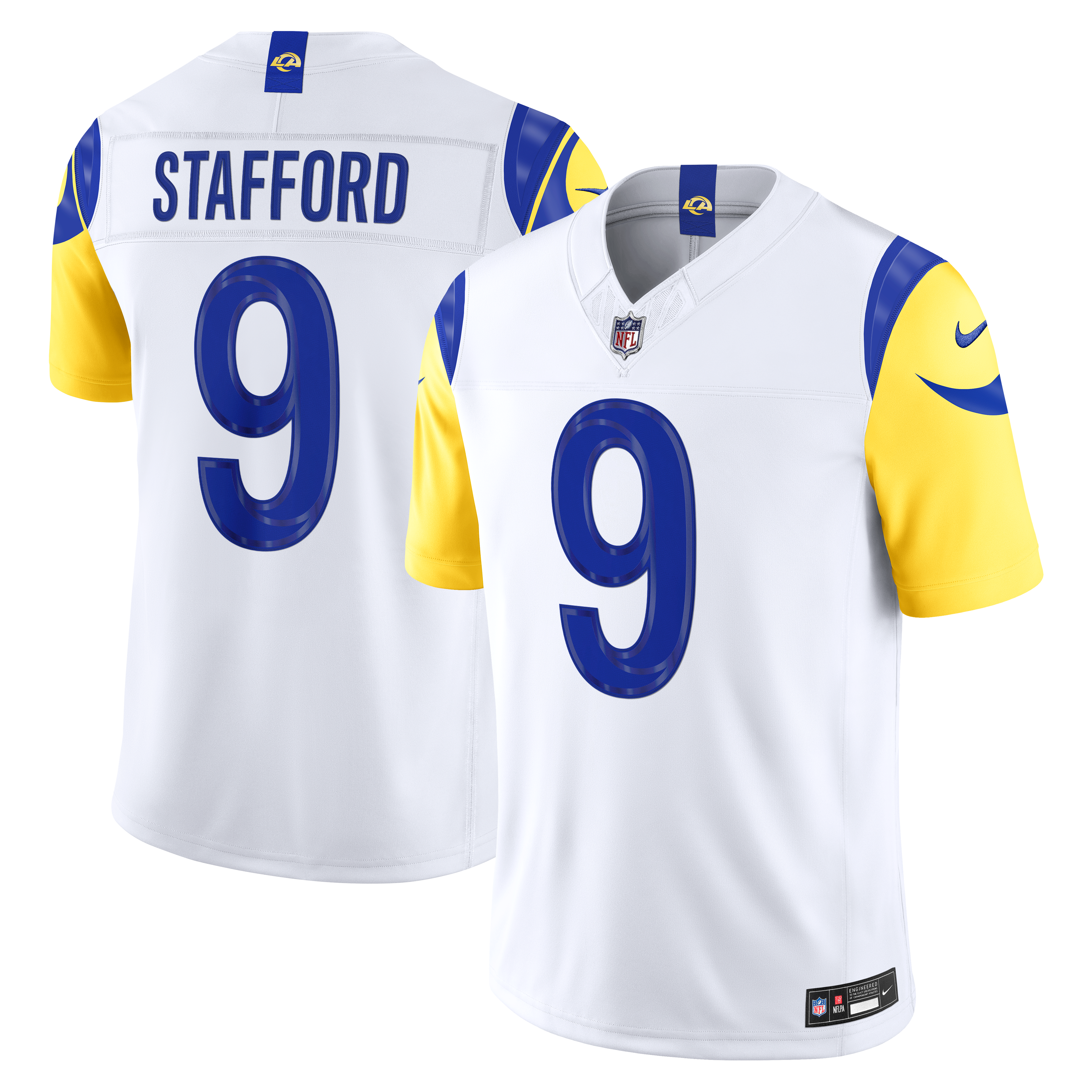 Matthew Stafford Los Angeles Rams Vapor F.U.S.E. Stitched Limited Jersey - White