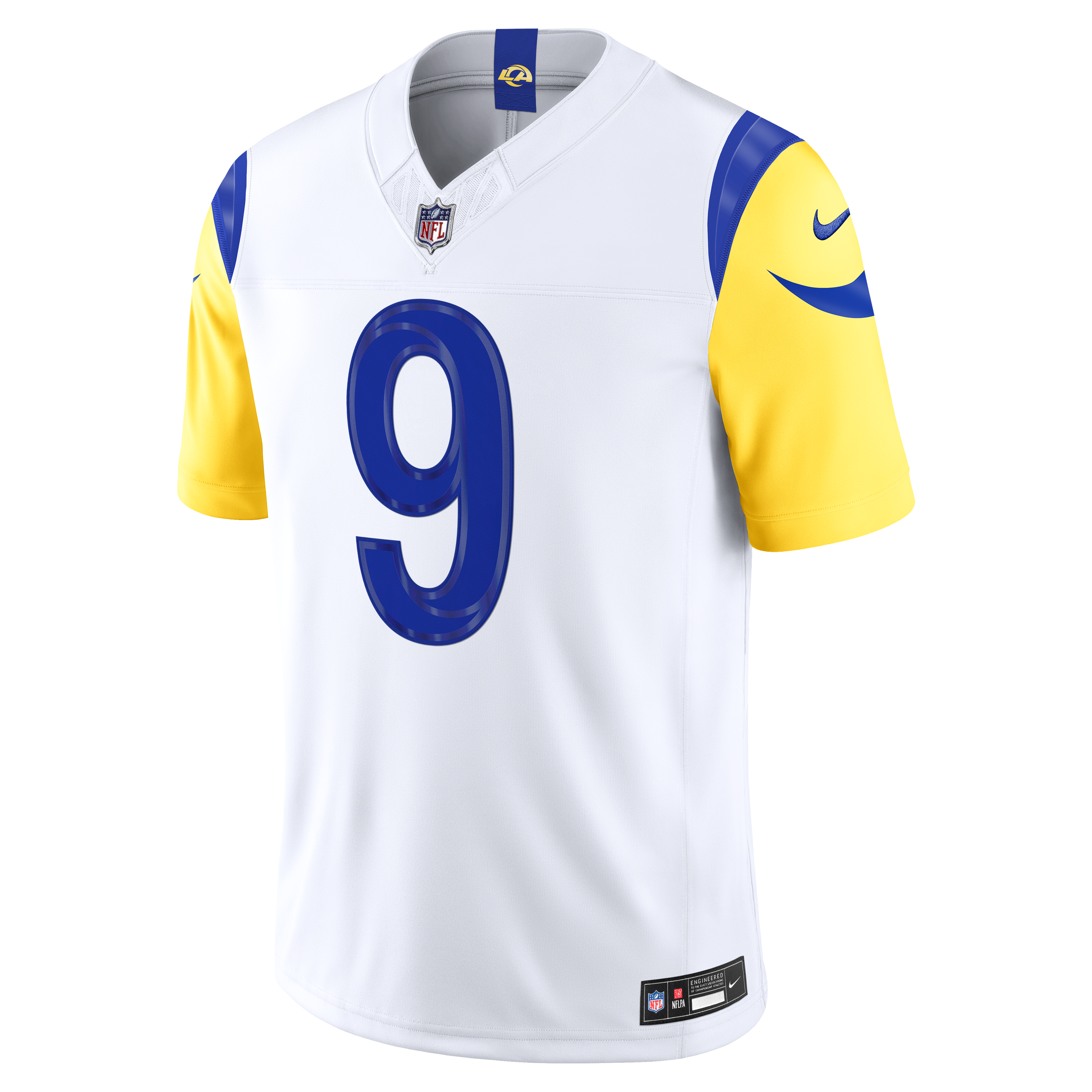 Matthew Stafford Los Angeles Rams Vapor F.U.S.E. Stitched Limited Jersey - White - Image 3