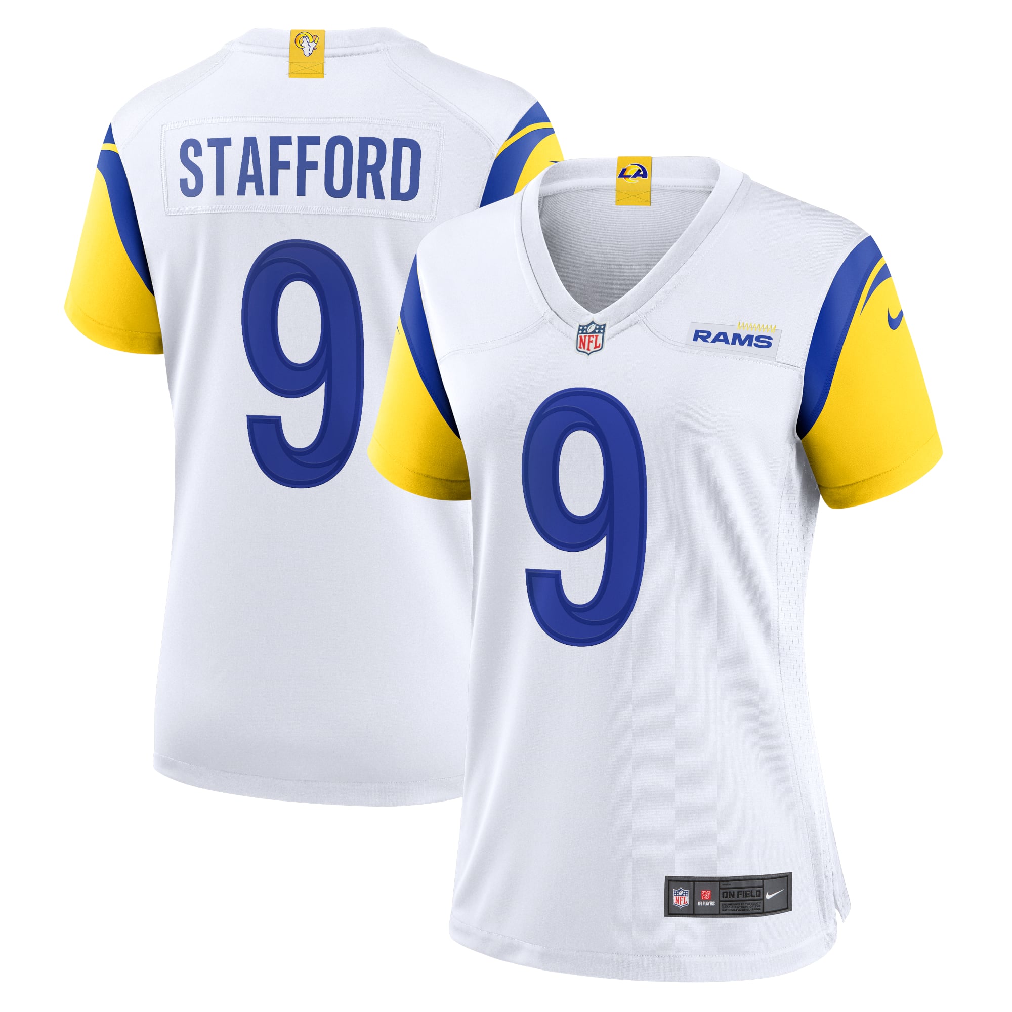 Matthew Stafford Los Angeles Rams Women's Player Jersey - White - Image 2