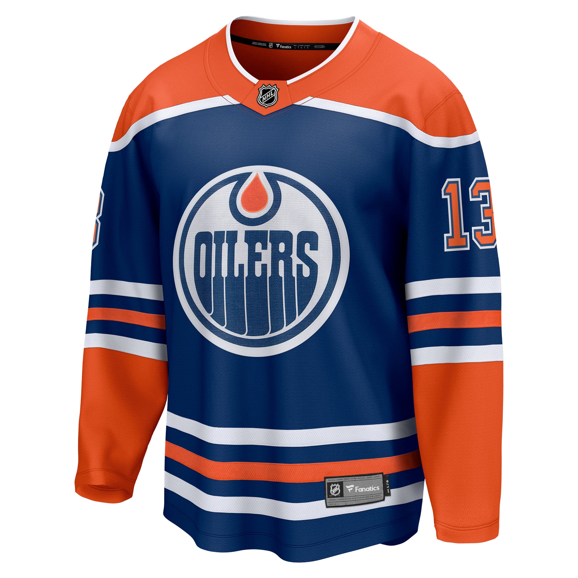 Mattias Janmark Edmonton Oilers Home Breakaway Jersey - Royal - Image 3
