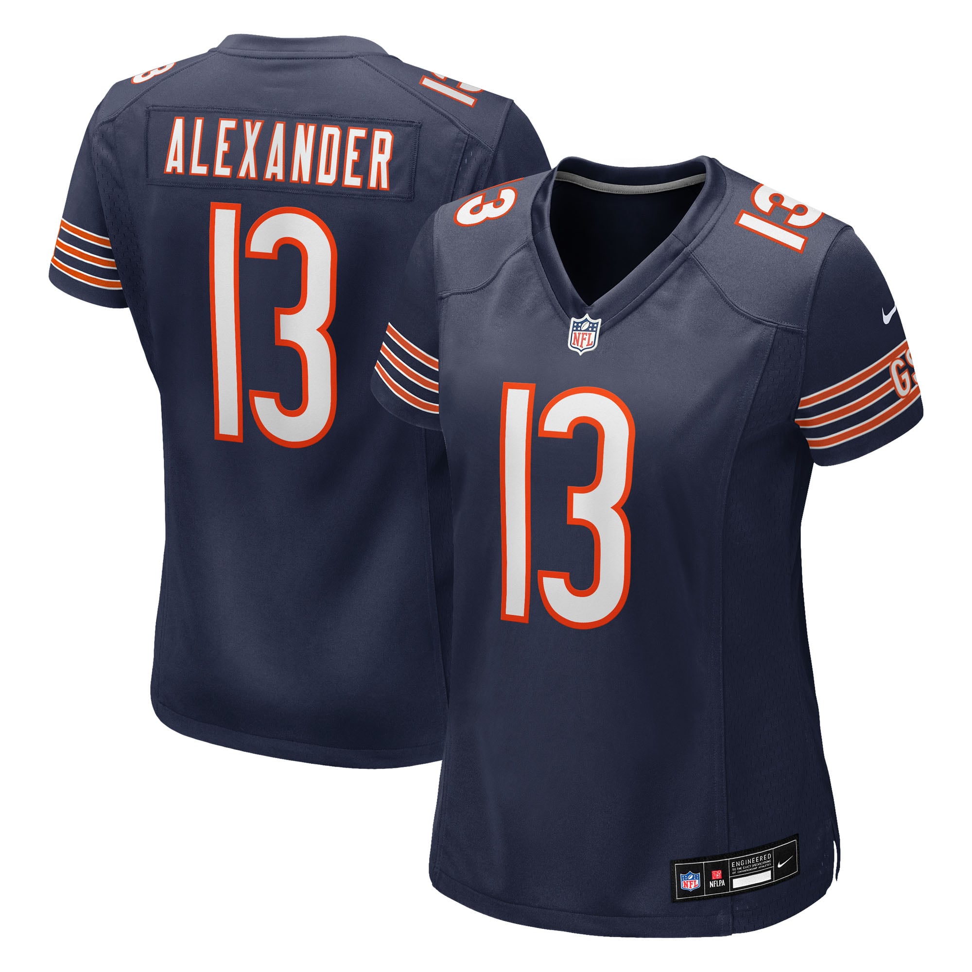 Maurice Alexander Chicago Bears Women's Team Game Jersey - Navy - Image 2