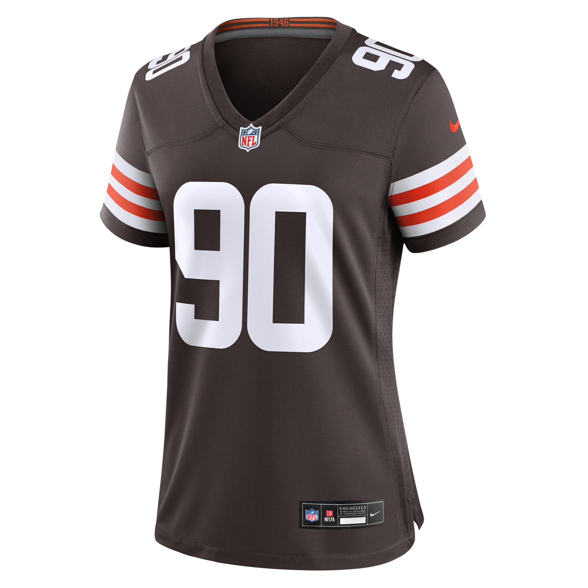 Maurice Hurst II Cleveland Browns Women's Game Jersey - Brown - Image 3