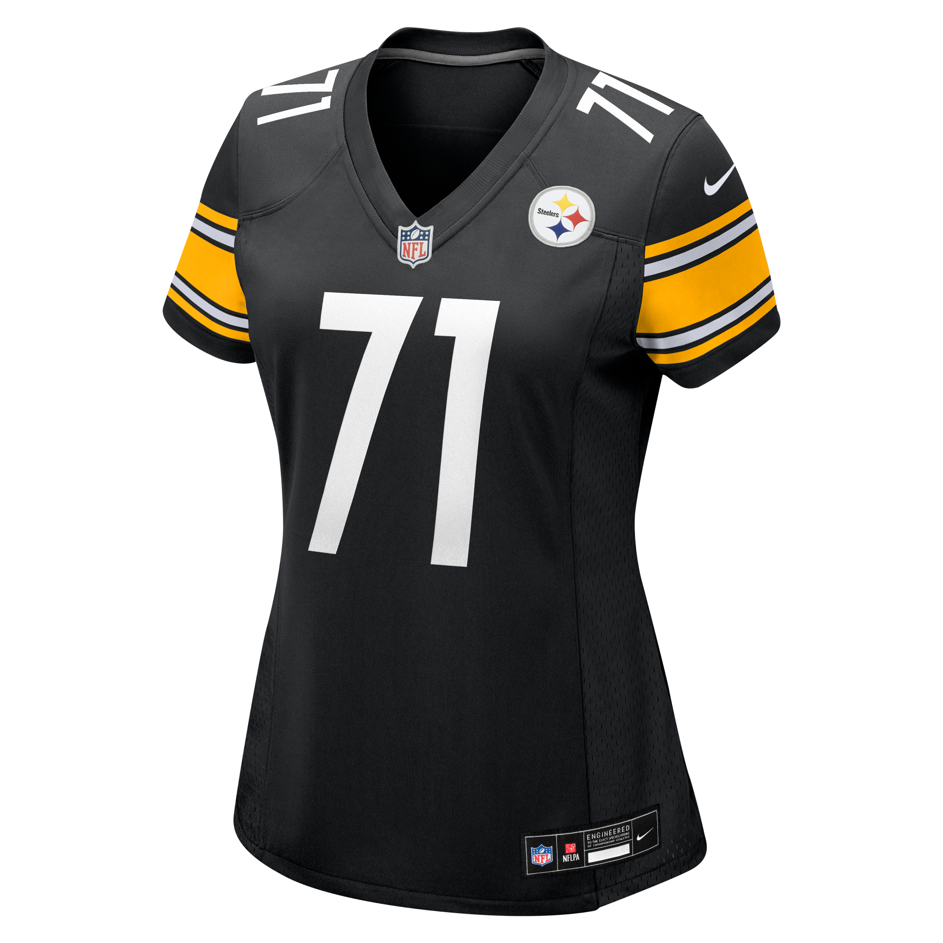 Max Iheanachor Pittsburgh Steelers Women's Team Game Jersey - Black - Image 7