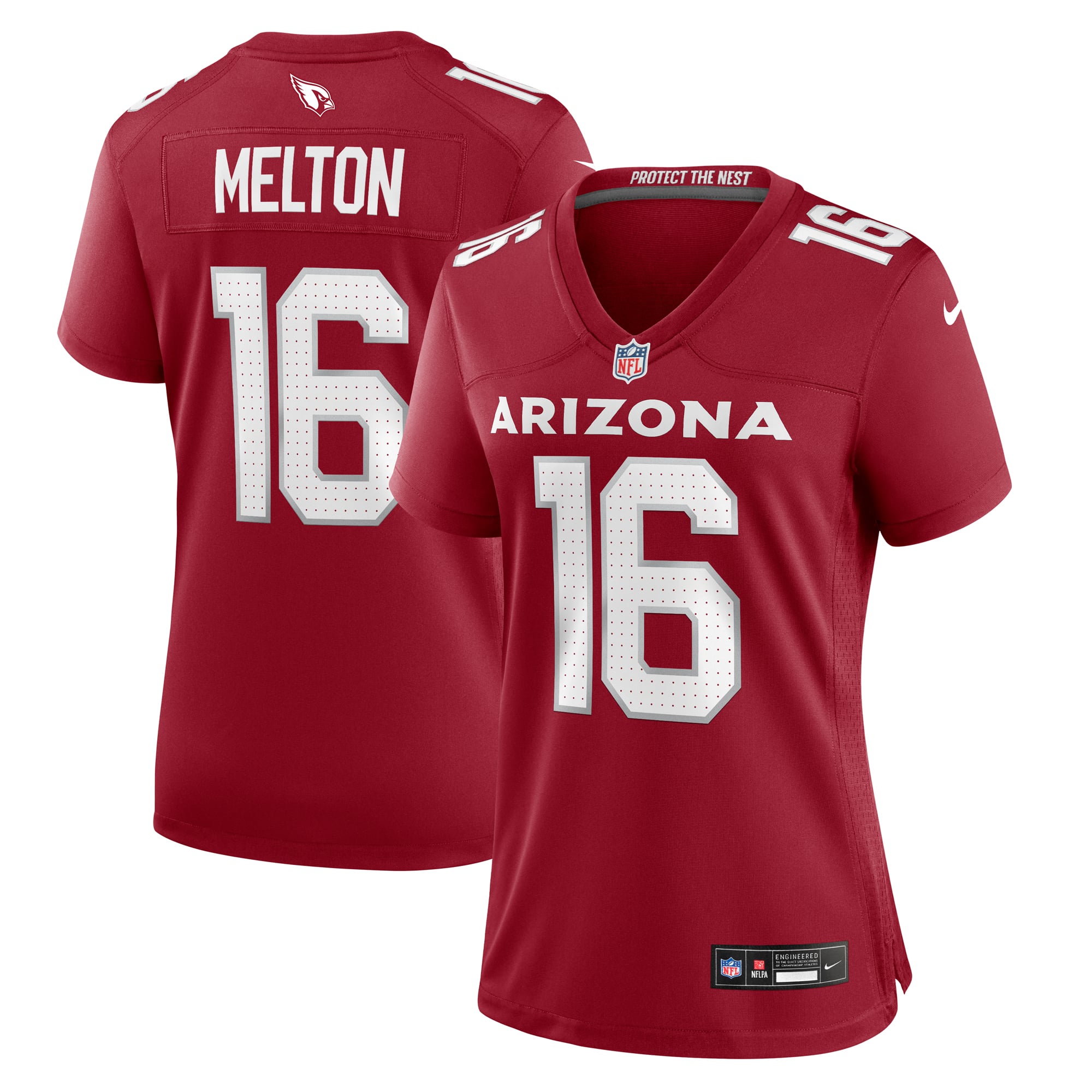 Max Melton Arizona Cardinals Women's Game Jersey - Cardinal - Image 2