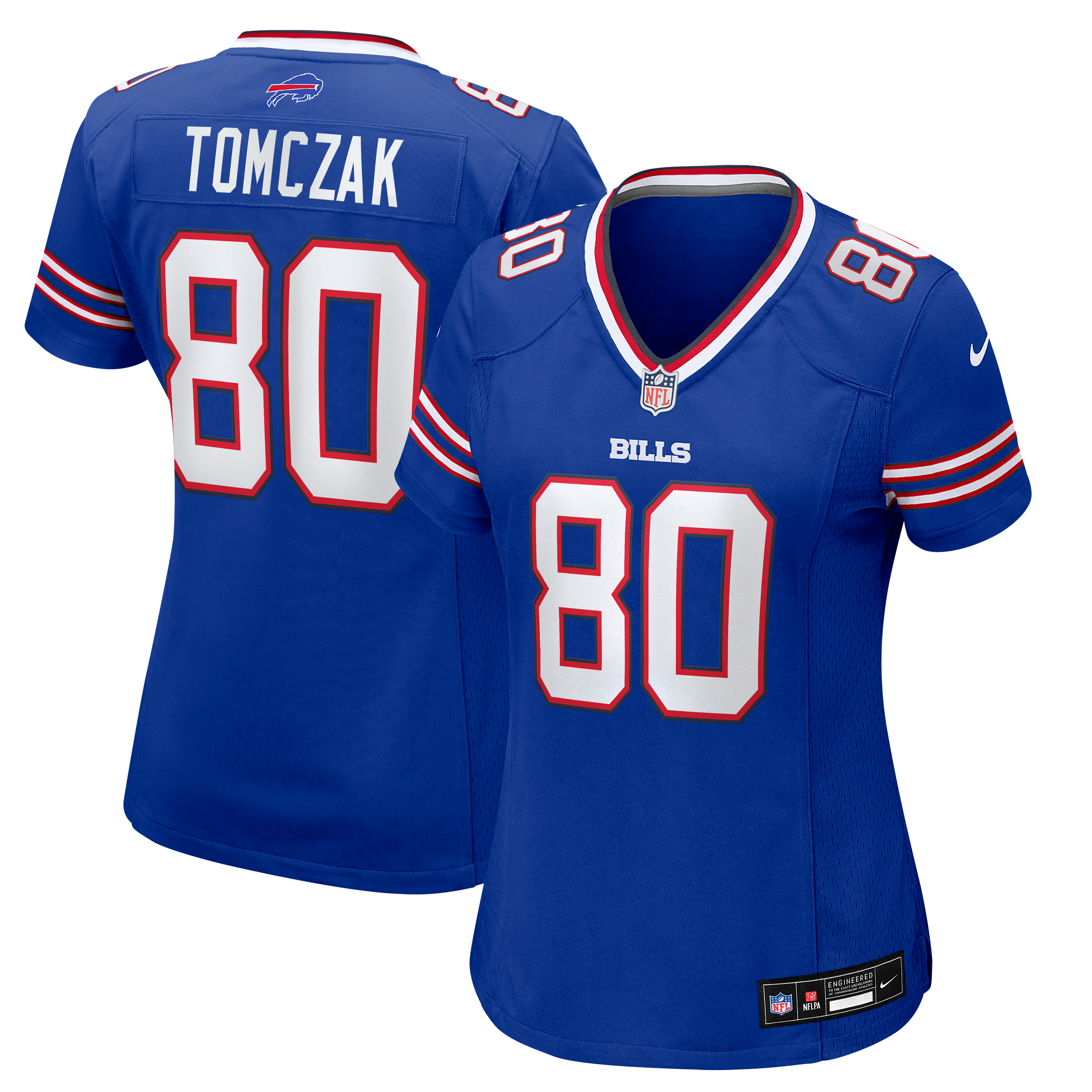 Max Tomczak Buffalo Bills Women's Team Game Jersey - Royal - Image 2