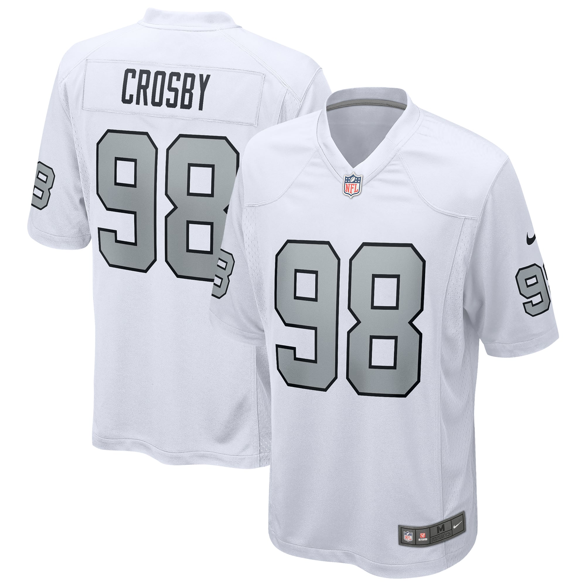 Maxx Crosby Las Vegas Raiders Game Jersey - White