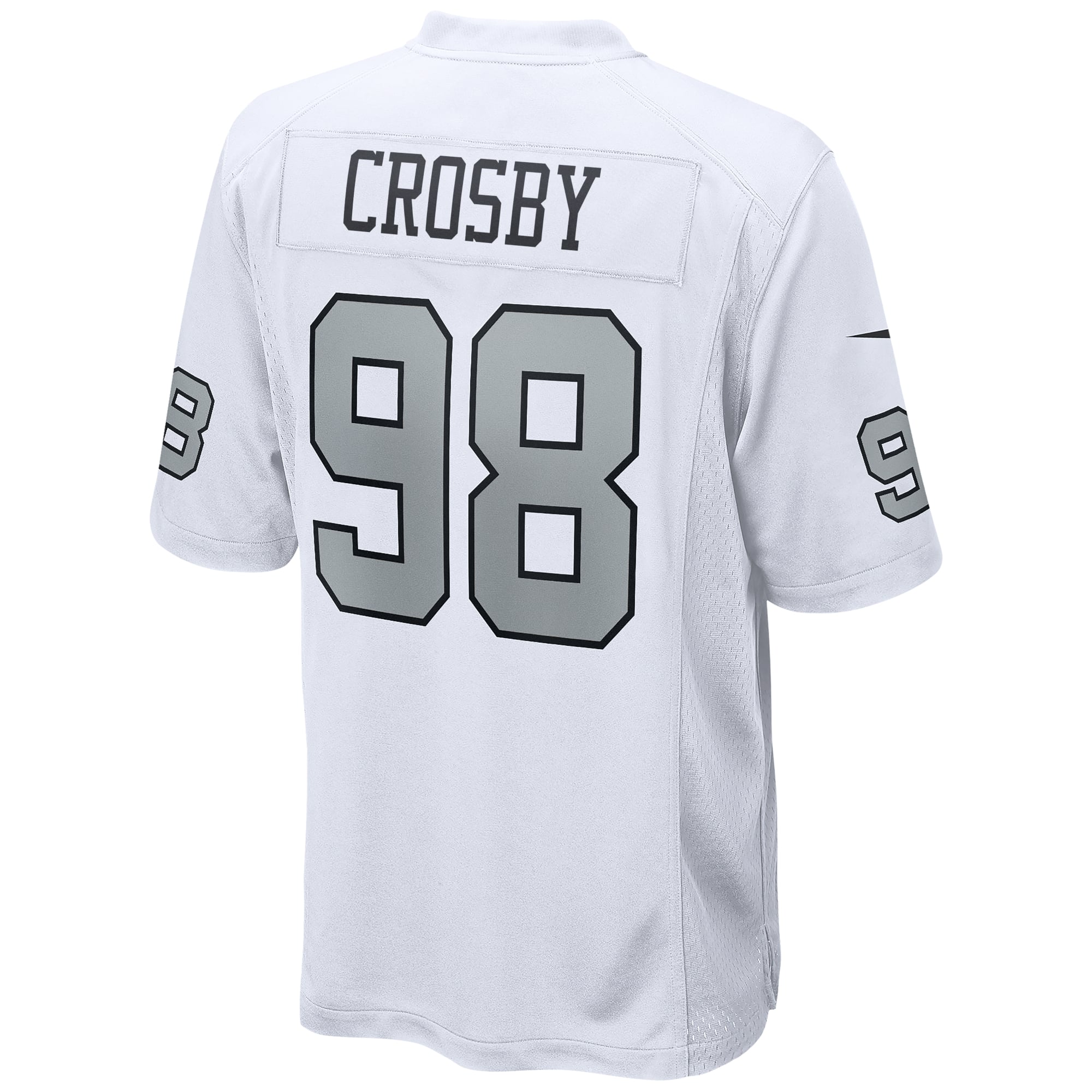 Maxx Crosby Las Vegas Raiders Game Jersey - White - Image 4