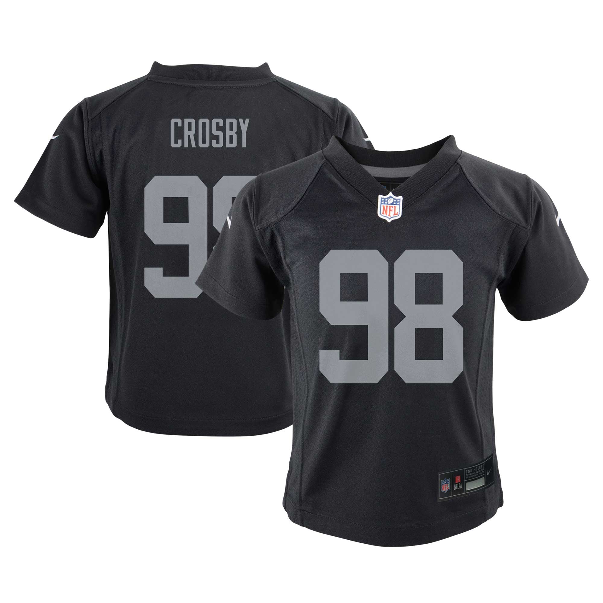 Maxx Crosby Las Vegas Raiders Infant Team Player Game Jersey - Black