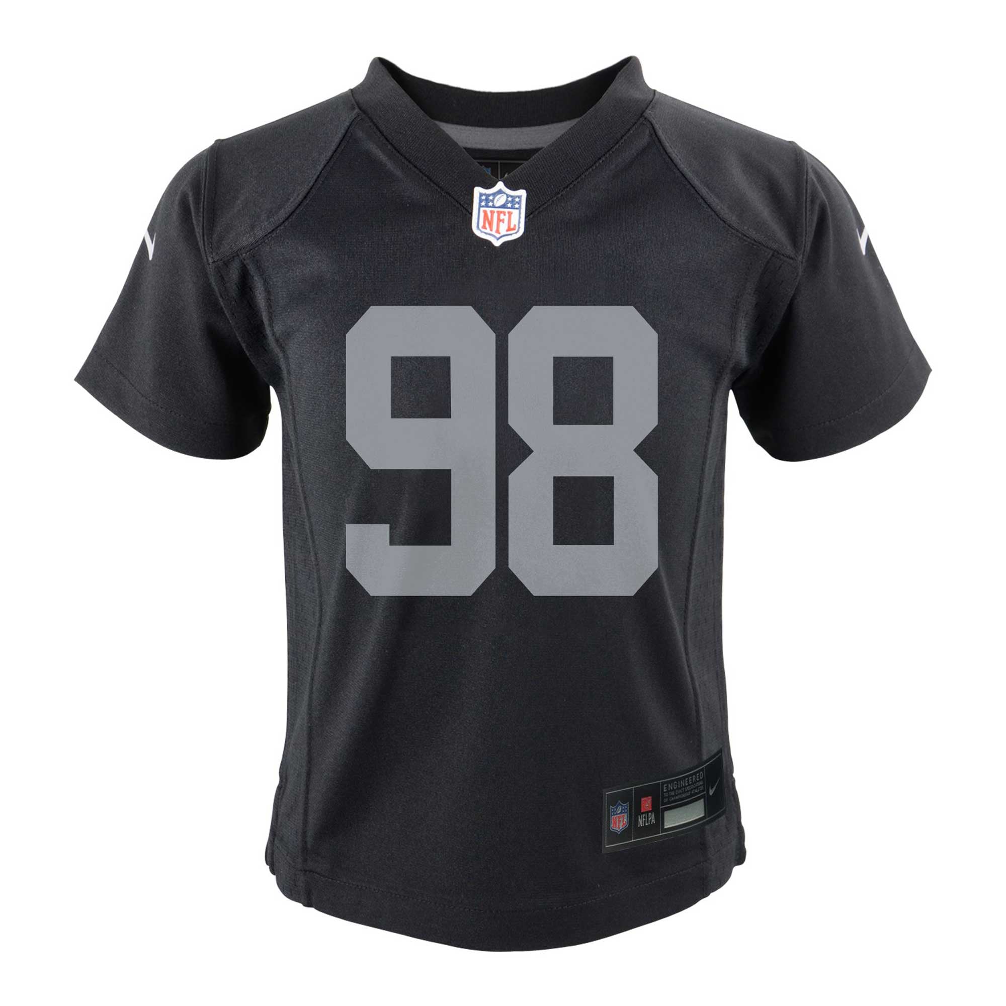 Maxx Crosby Las Vegas Raiders Infant Team Player Game Jersey - Black - Image 3