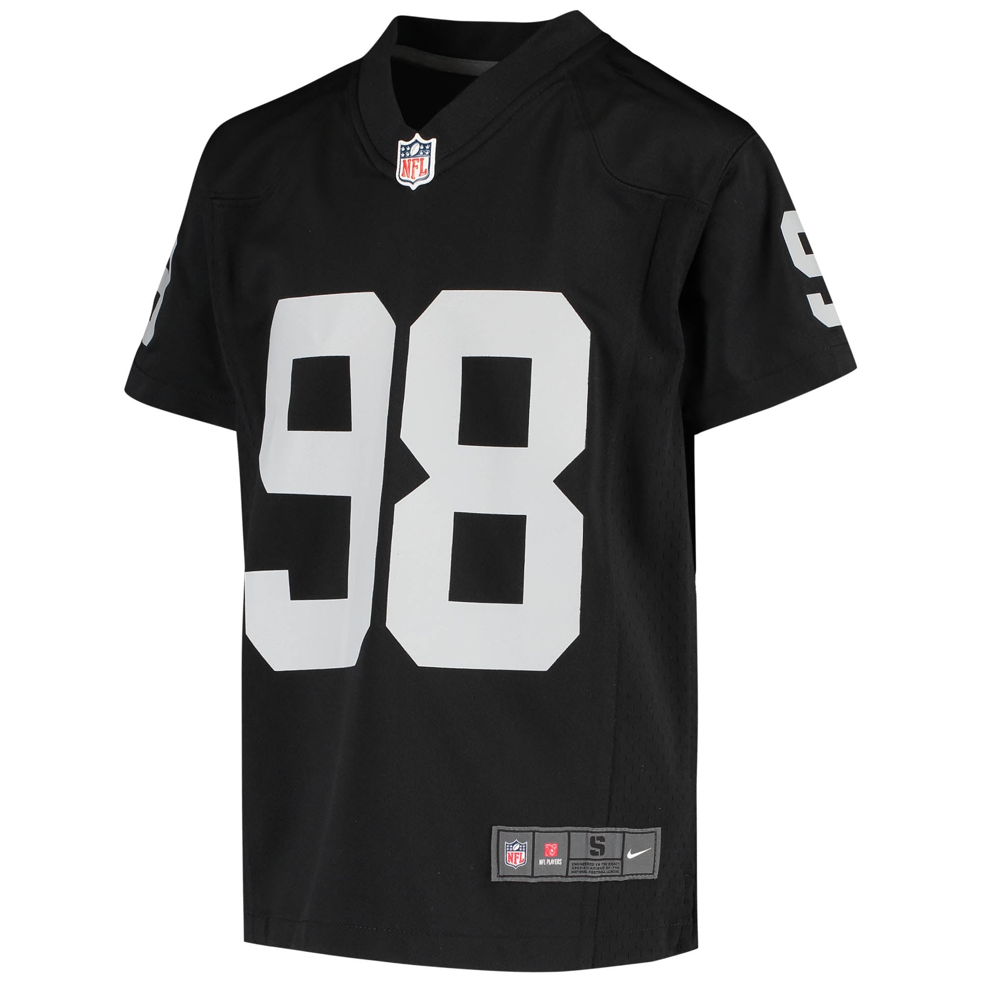 Maxx Crosby Las Vegas Raiders Youth Game Jersey - Black - Image 3