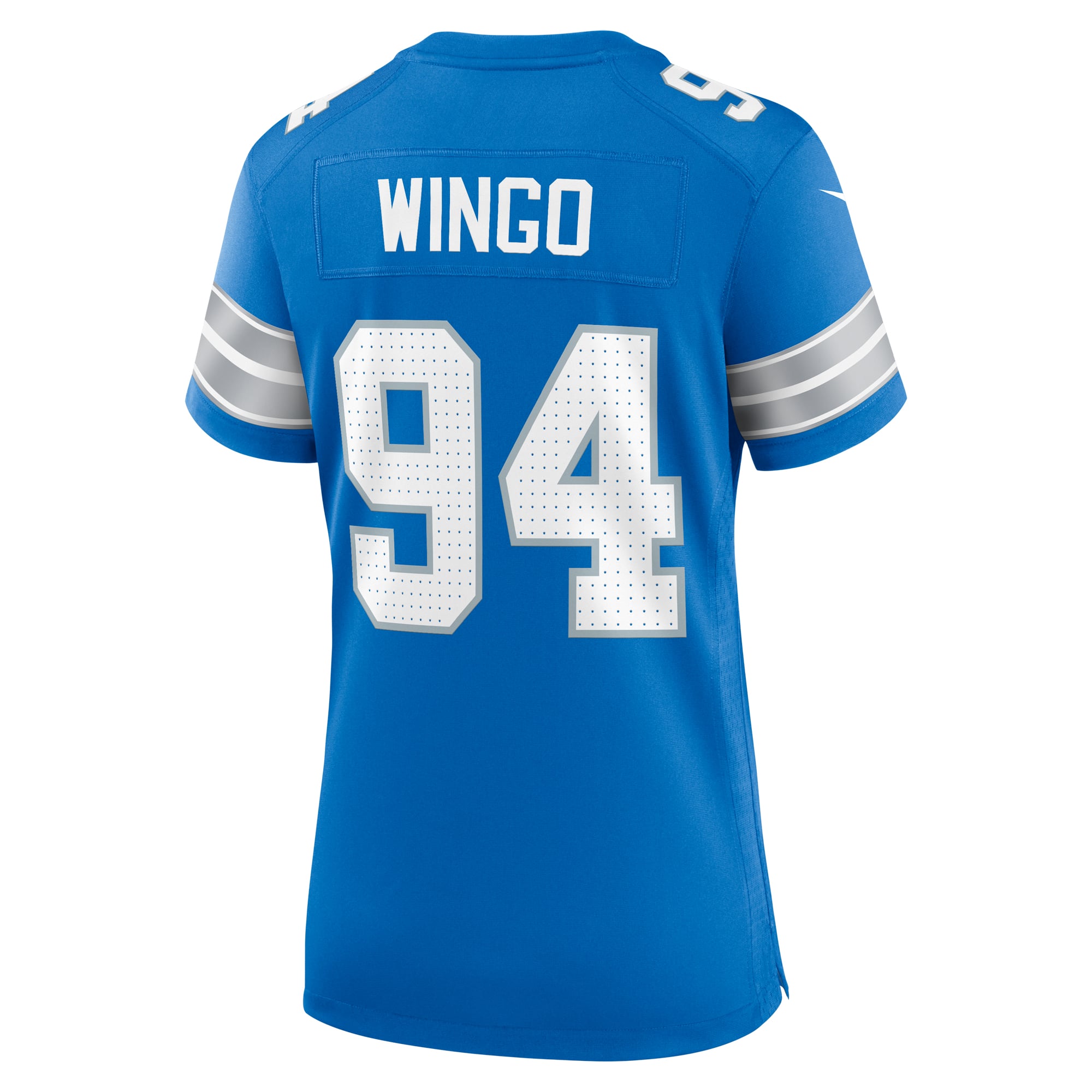 Mekhi Wingo Detroit Lions Women's Team Game Jersey - Blue - Image 4