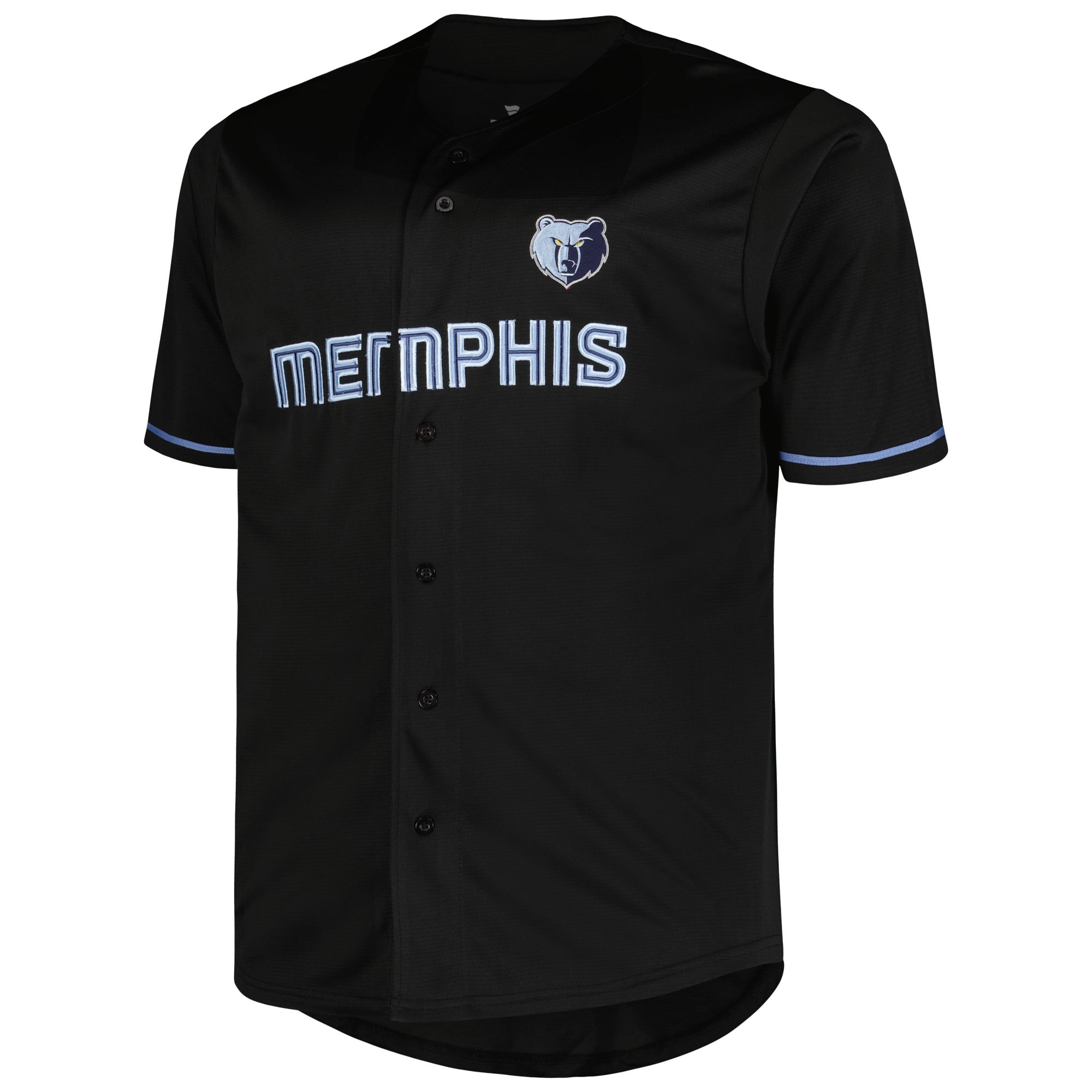 Memphis Grizzlies Profile Big & Tall Pop Jersey - Black - Image 3