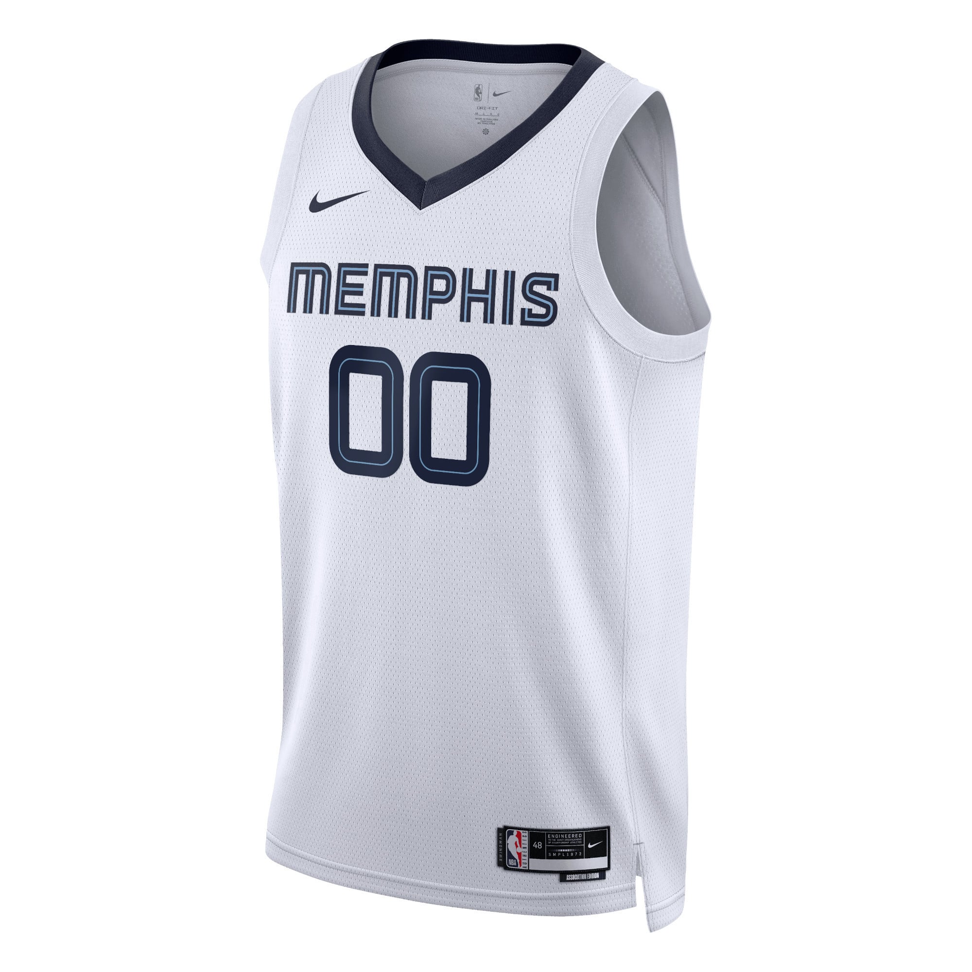 Memphis Grizzlies Unisex Swingman Custom Jersey White - Association Edition - White - Image 3