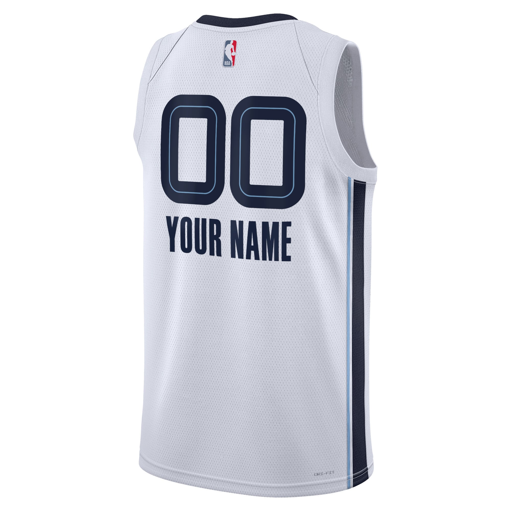 Memphis Grizzlies Unisex Swingman Custom Jersey White - Association Edition - White - Image 4