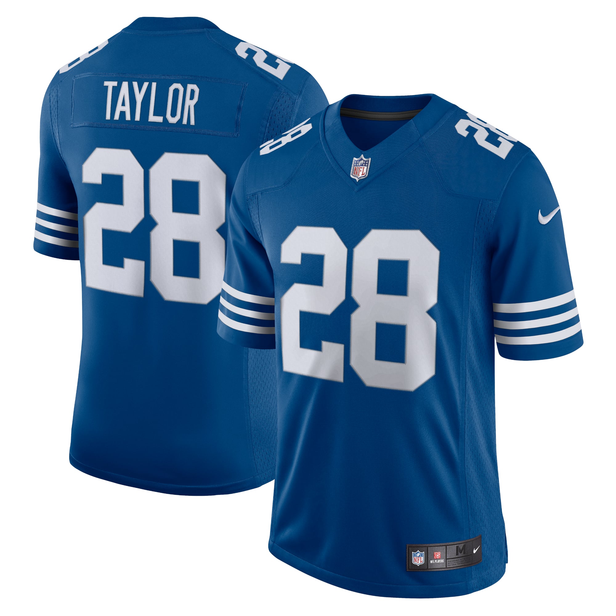 Men's Jonathan Taylor Royal Indianapolis Colts Alternate Vapor Limited Jersey - Image 2