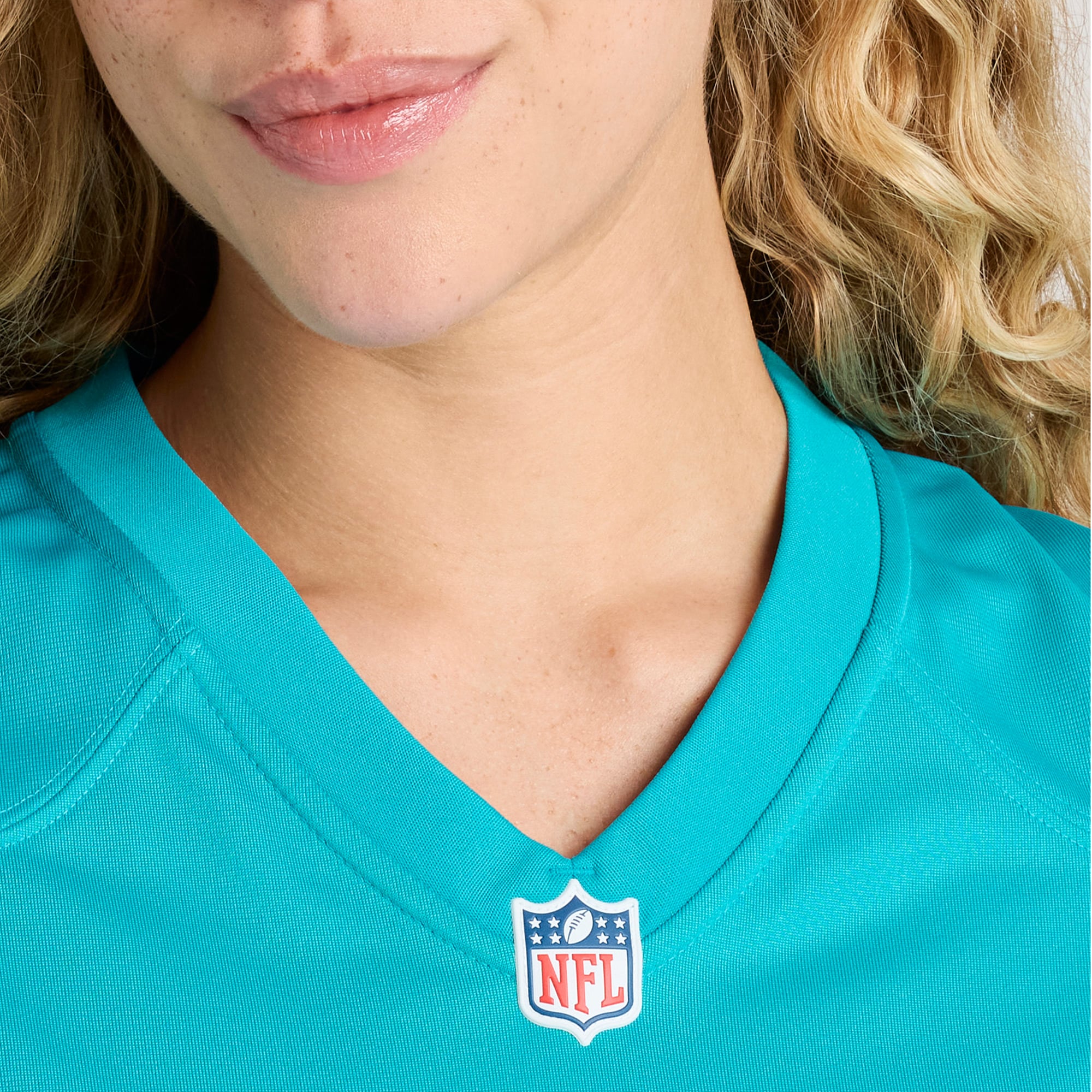 Miami Dolphins Women's Custom Game Jersey - Aqua - Image 9