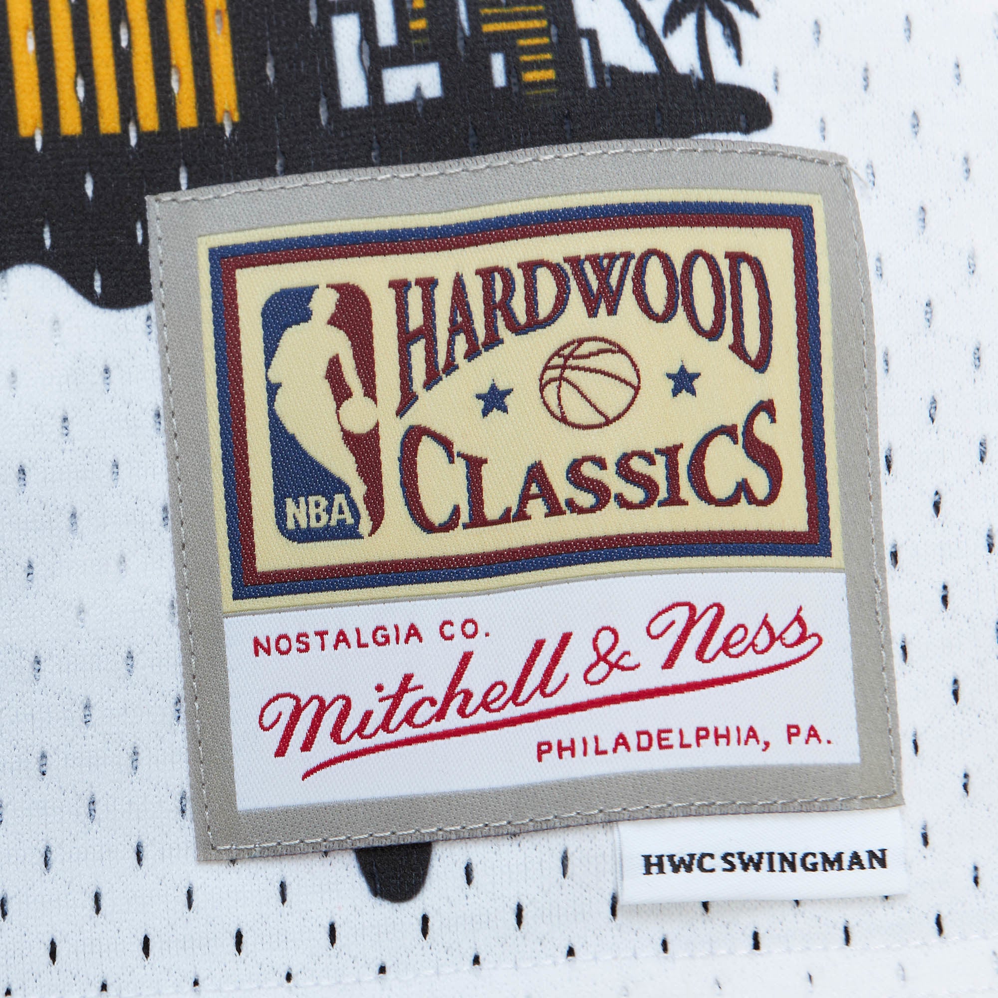 Miami Heat x Tats Cru Hardwood Classics Fashion Jersey - White - Image 6