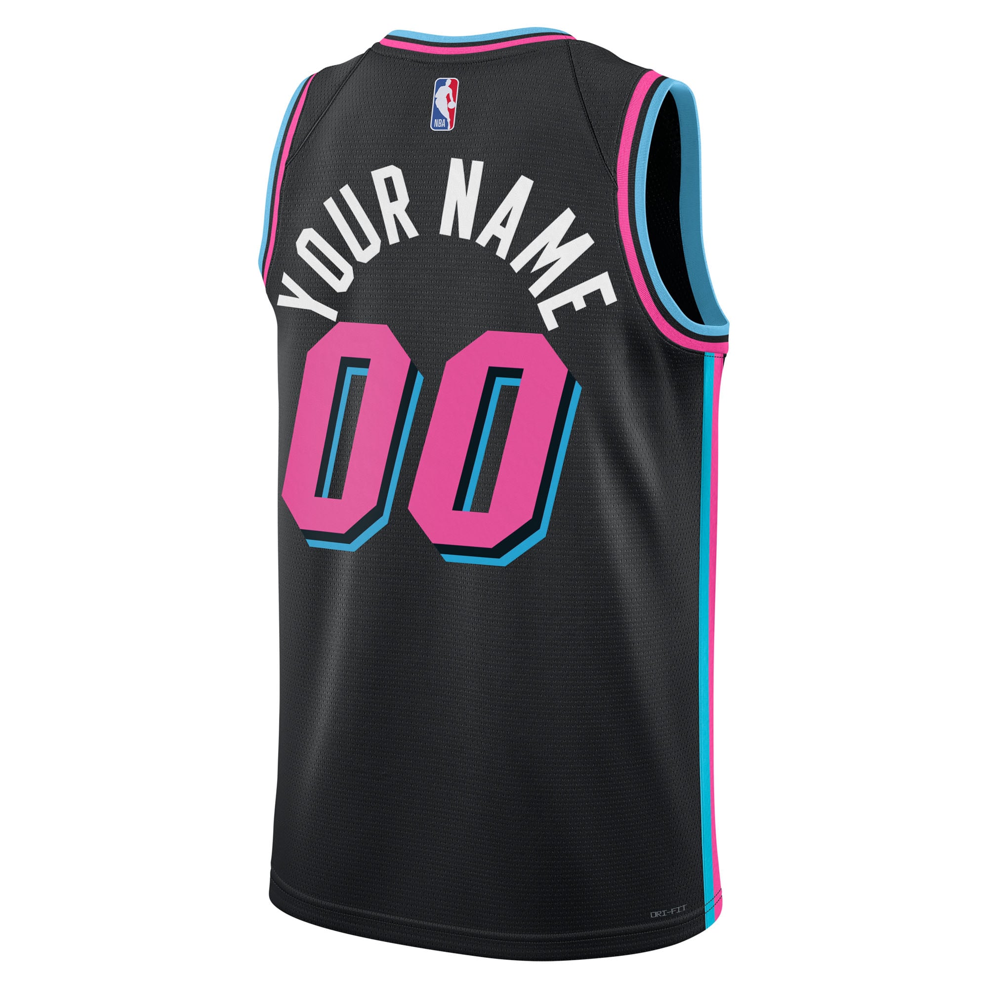 Miami Heat Unisex 2025/26 City Edition Swingman Custom Jersey - Black - Image 4