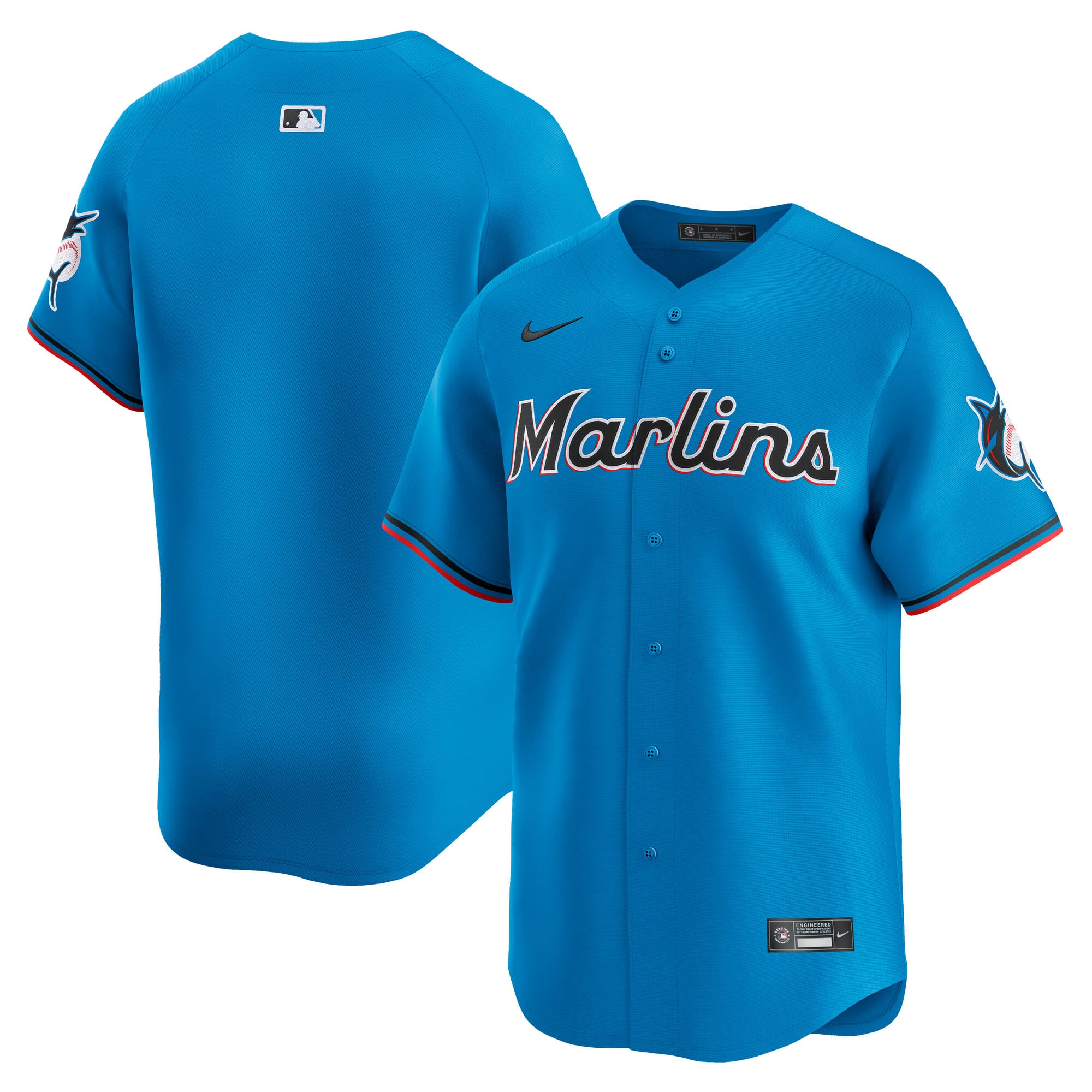 Miami Marlins Limited Jersey - Blue - Image 2