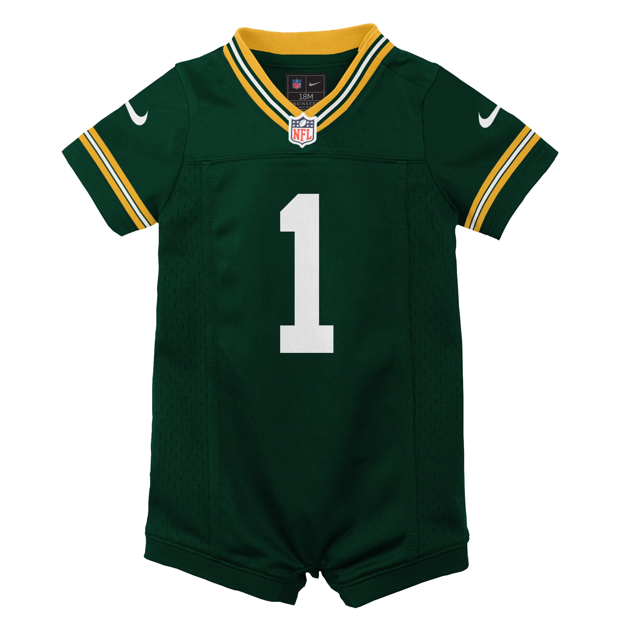 Micah Parsons Green Bay Packers Newborn Romper Game Jersey - Green - Image 3