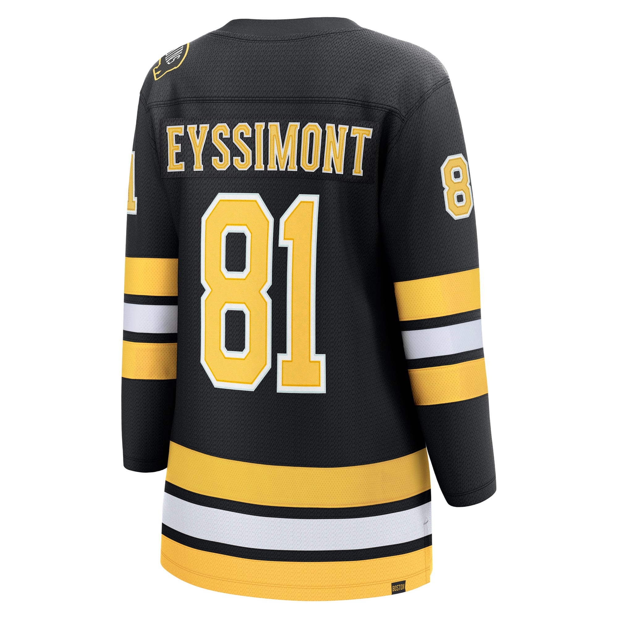 Michael Eyssimont Boston Bruins Women's Home Breakaway Player Jersey - Black - Image 4