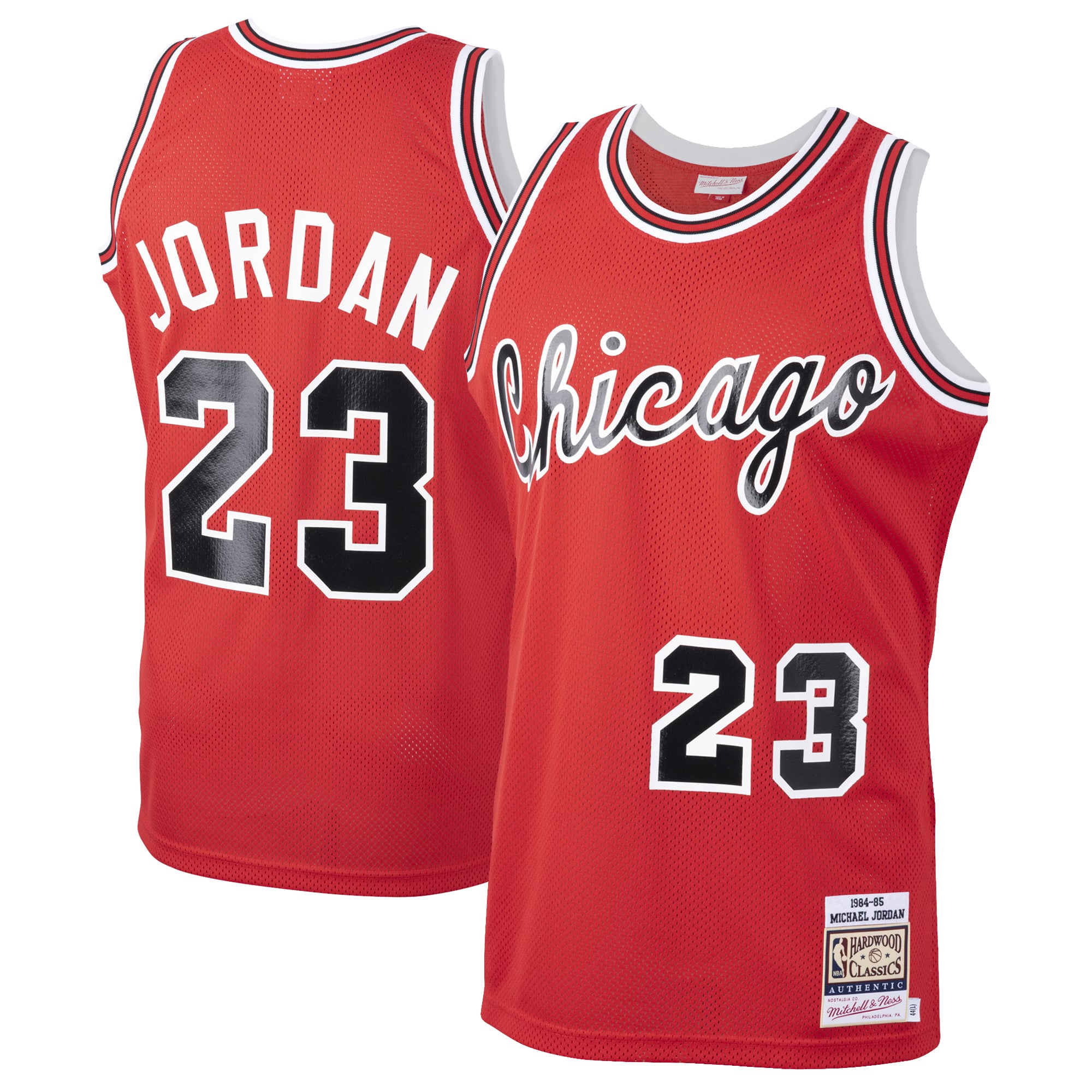 Michael Jordan Chicago Bulls 1984/85 Hardwood Classics Rookie Jersey - Red - Image 2