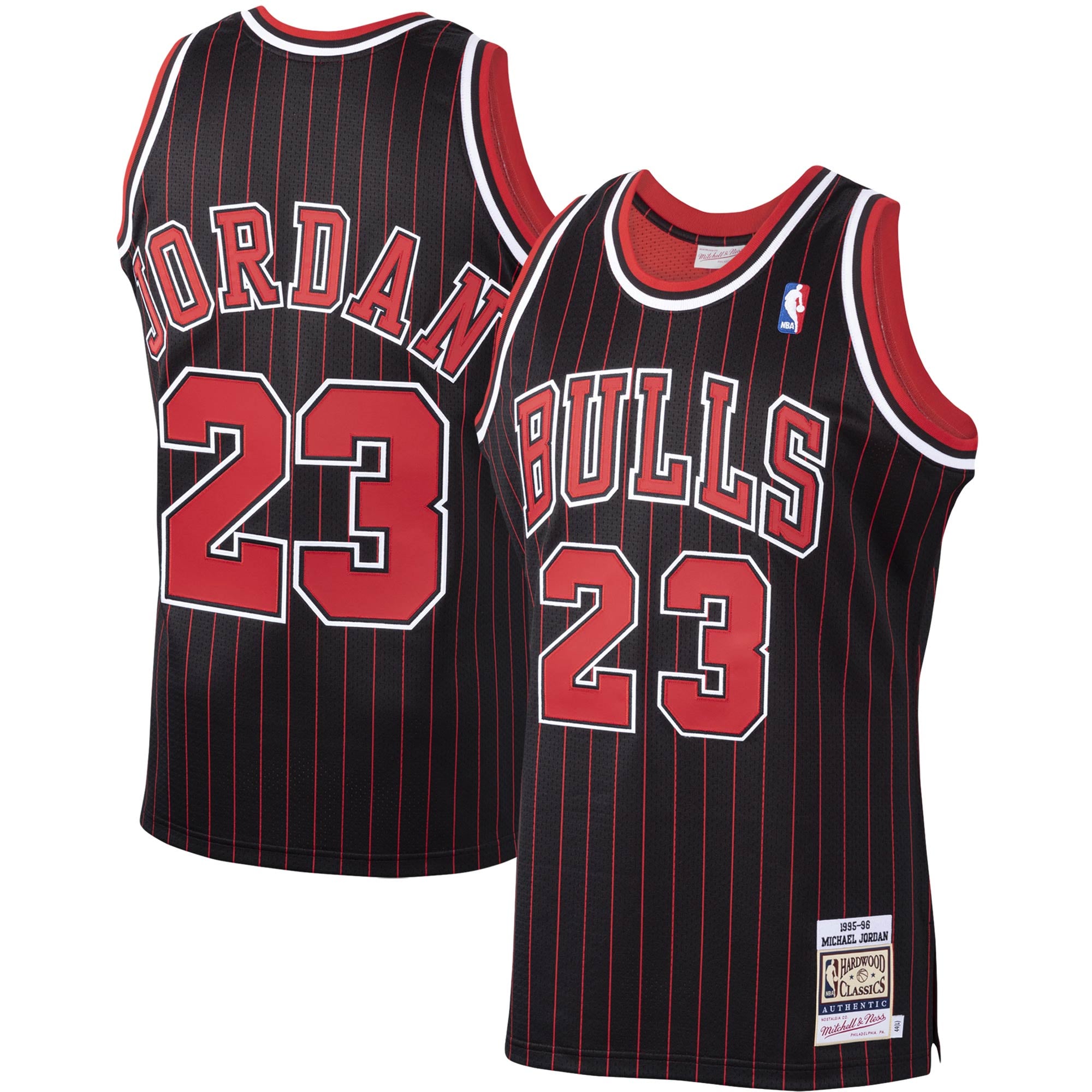 Michael Jordan Chicago Bulls 1997/98 Hardwood Classics Jersey - Black - Image 2