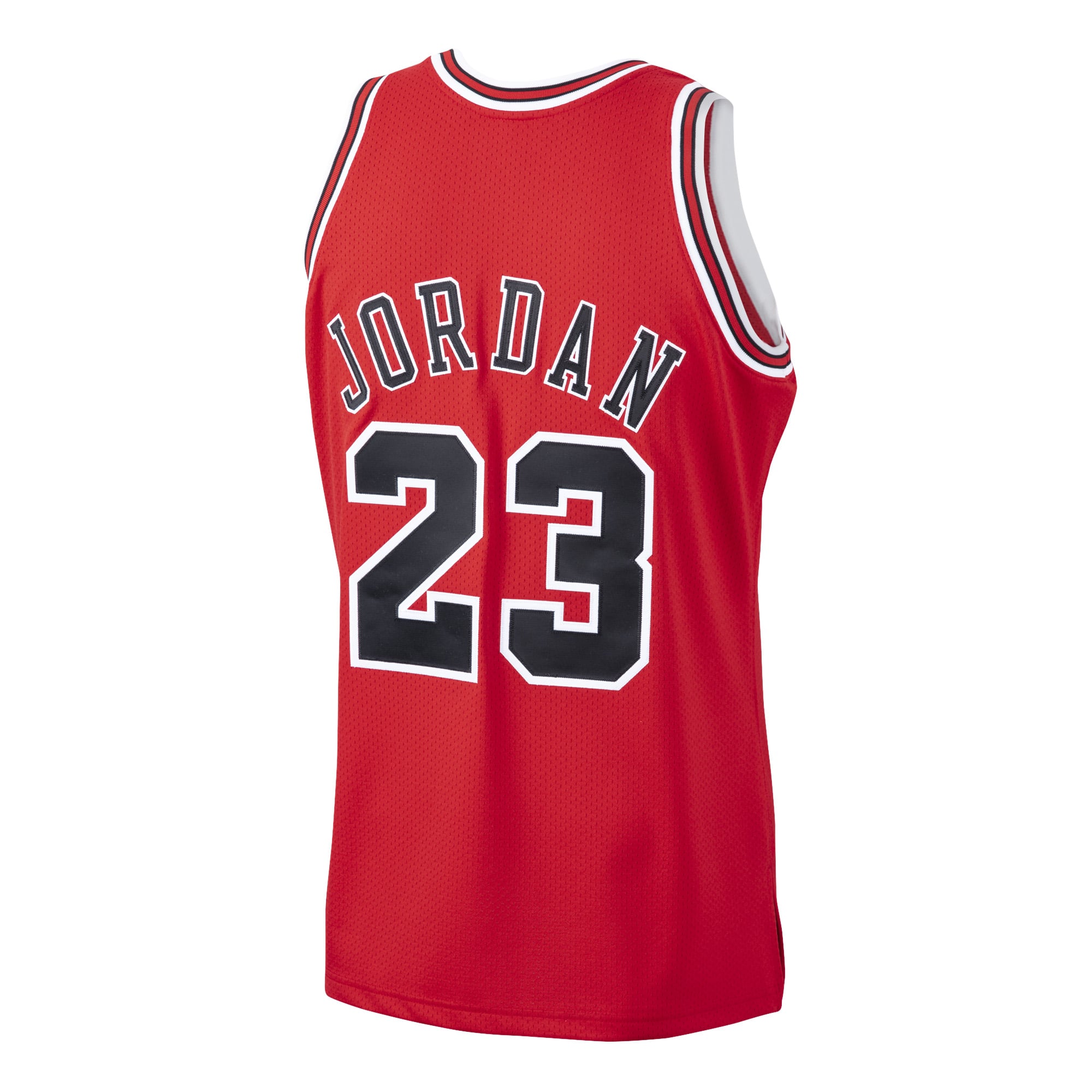 Michael Jordan Chicago Bulls 1997/98 Hardwood Classics Jersey - Scarlet - Image 4