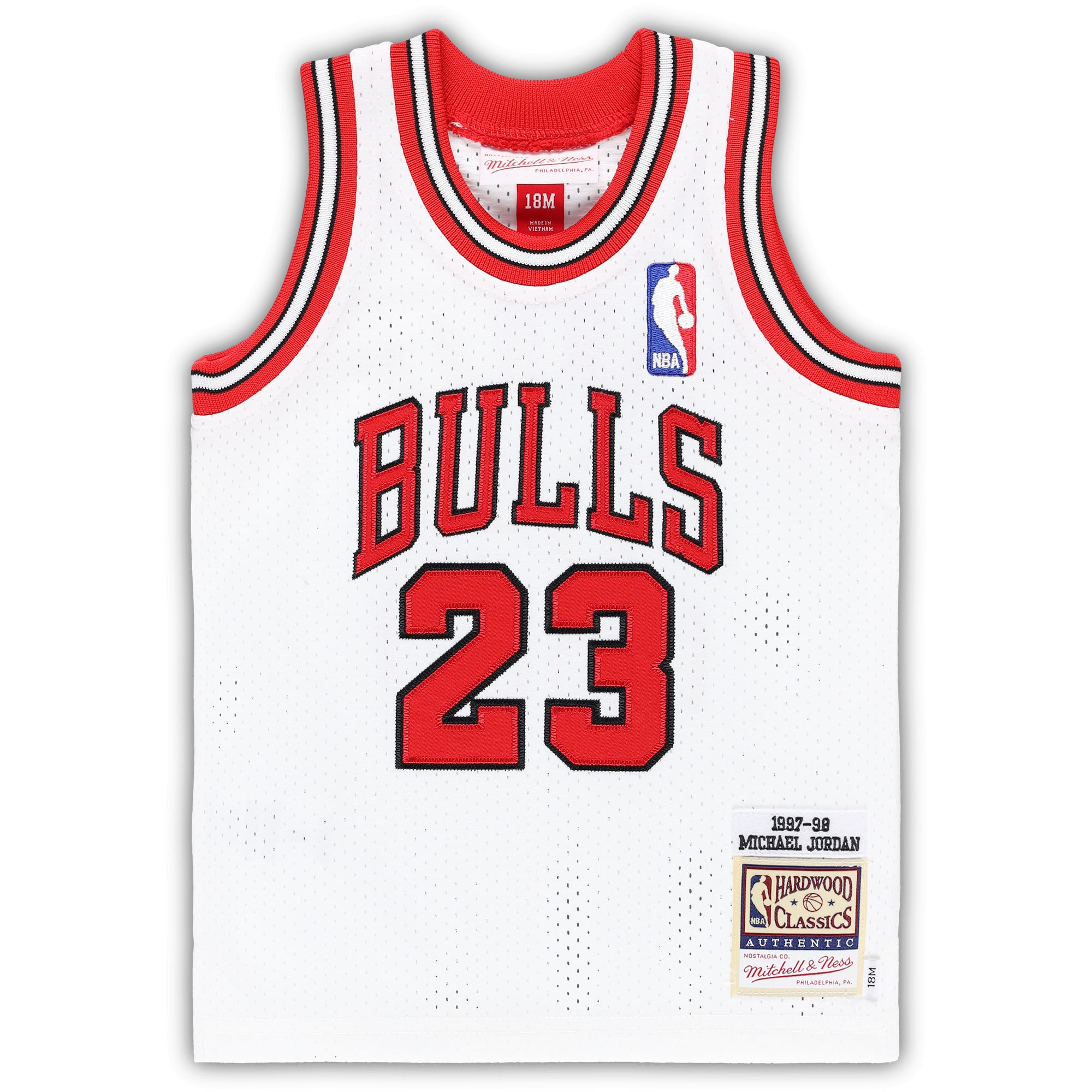 Michael Jordan Chicago Bulls Infant 1985/86 Hardwood Classics Jersey - White - Image 3