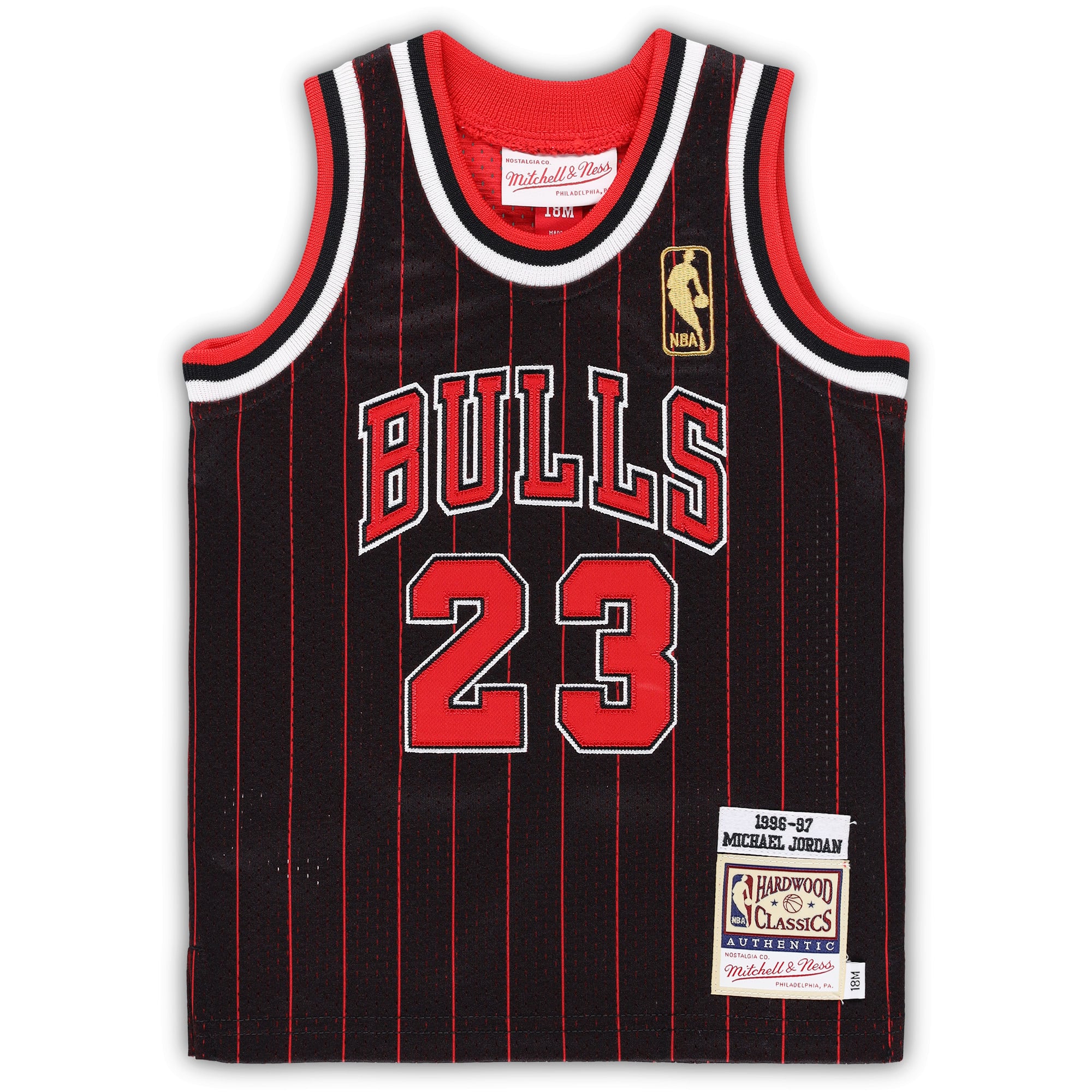 Michael Jordan Chicago Bulls Infant 1996/97 Hardwood Classics Jersey - Black - Image 3