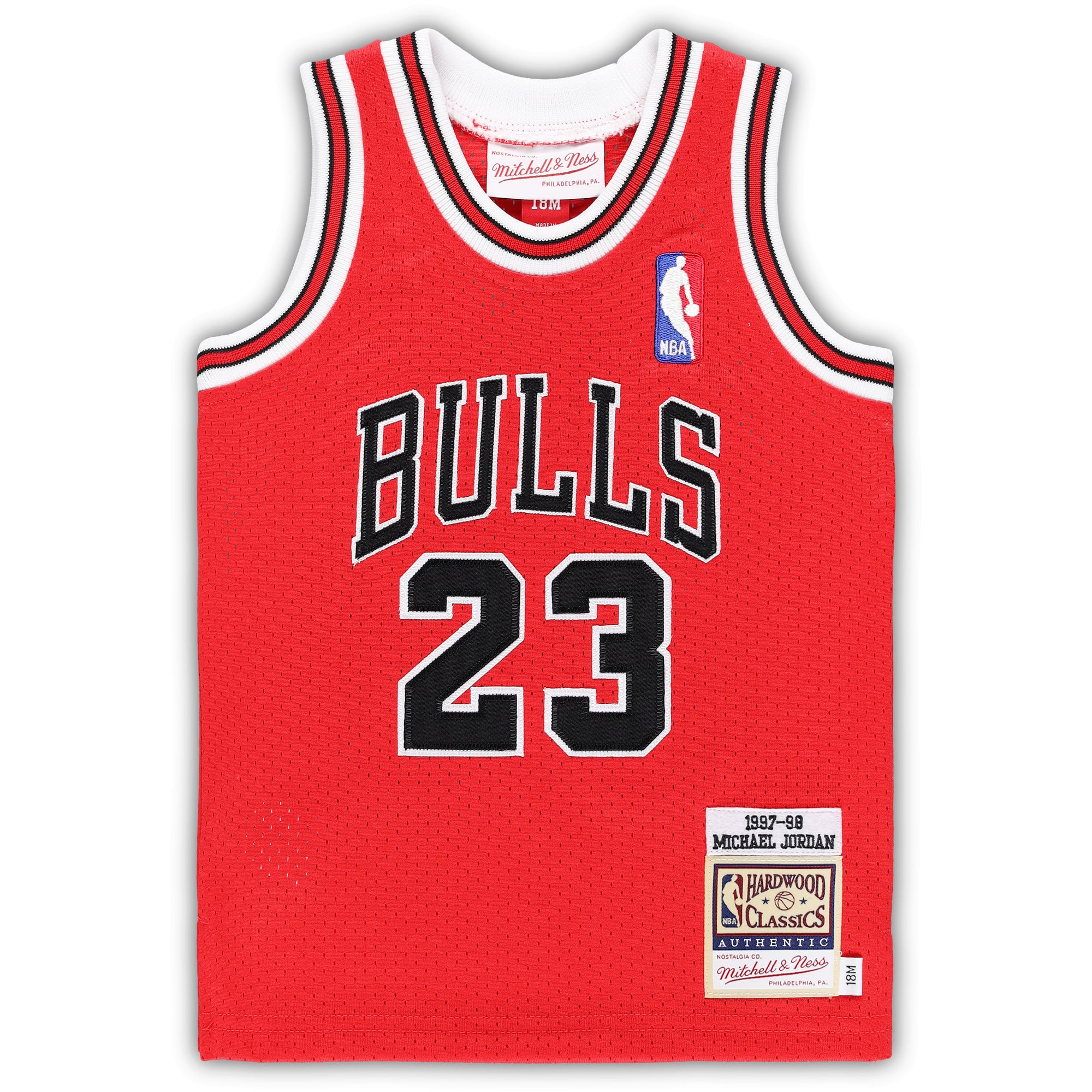Michael Jordan Chicago Bulls Infant 1997/98 Hardwood Classics Jersey - Red - Image 3