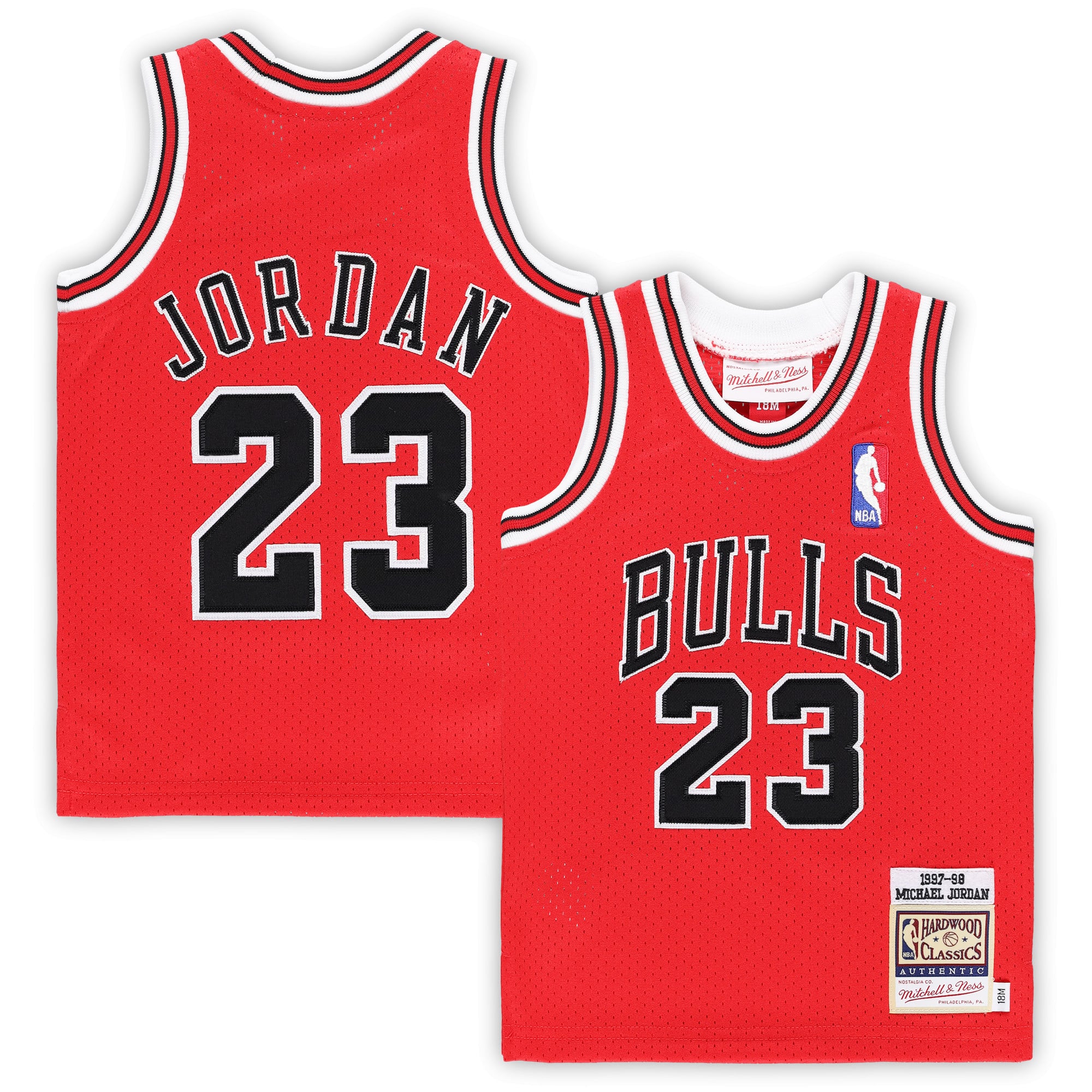 Michael Jordan Chicago Bulls Infant 1997/98 Hardwood Classics Jersey - Red - Image 2