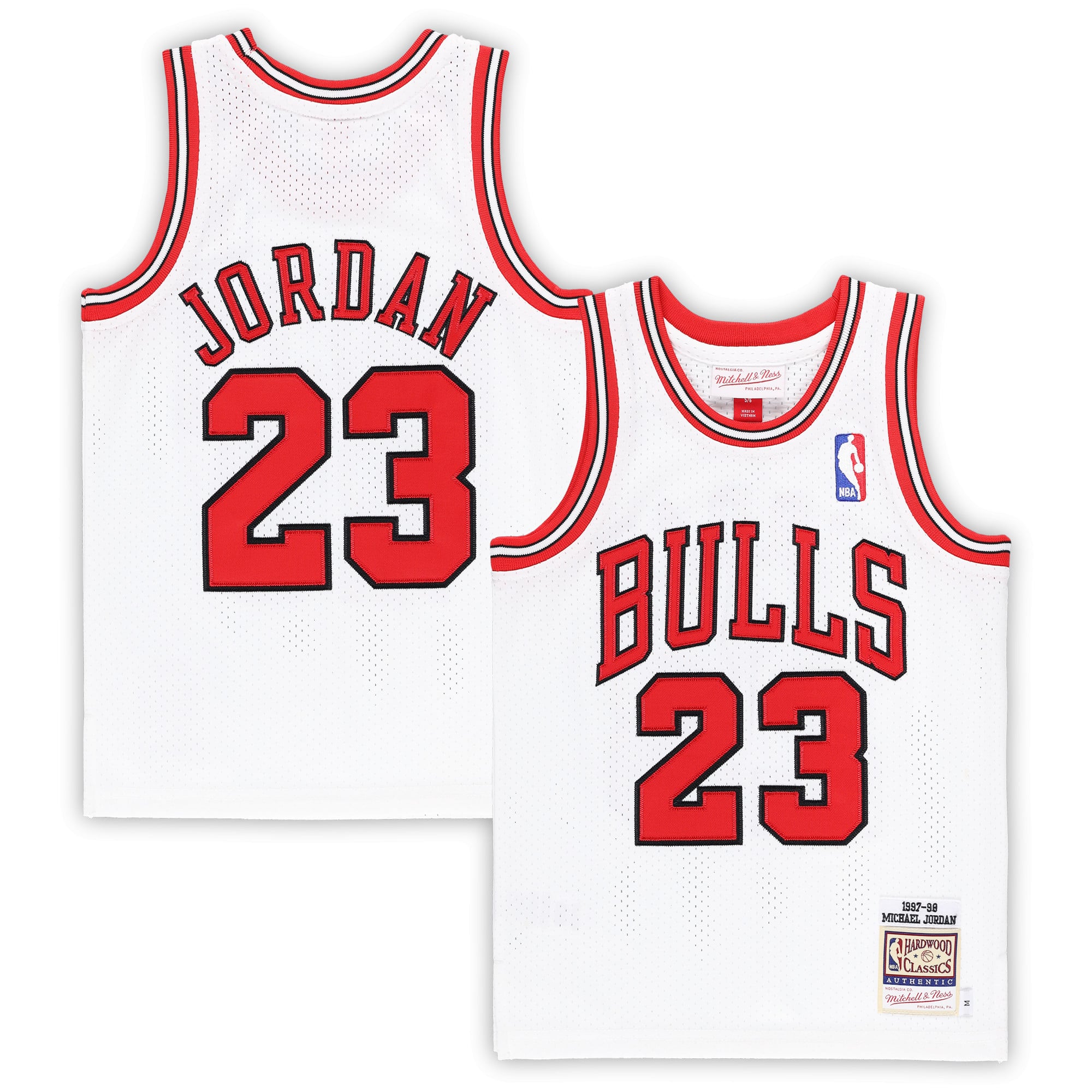 Michael Jordan Chicago Bulls Preschool 1996/97 Hardwood Classics Jersey - White