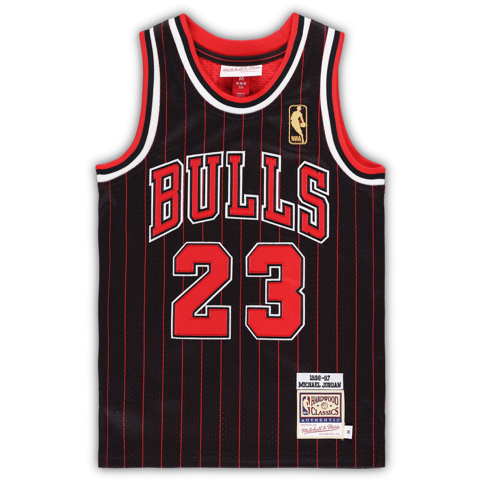 Michael Jordan Chicago Bulls Preschool 1997/98 Hardwood Classics Jersey - Black - Image 3