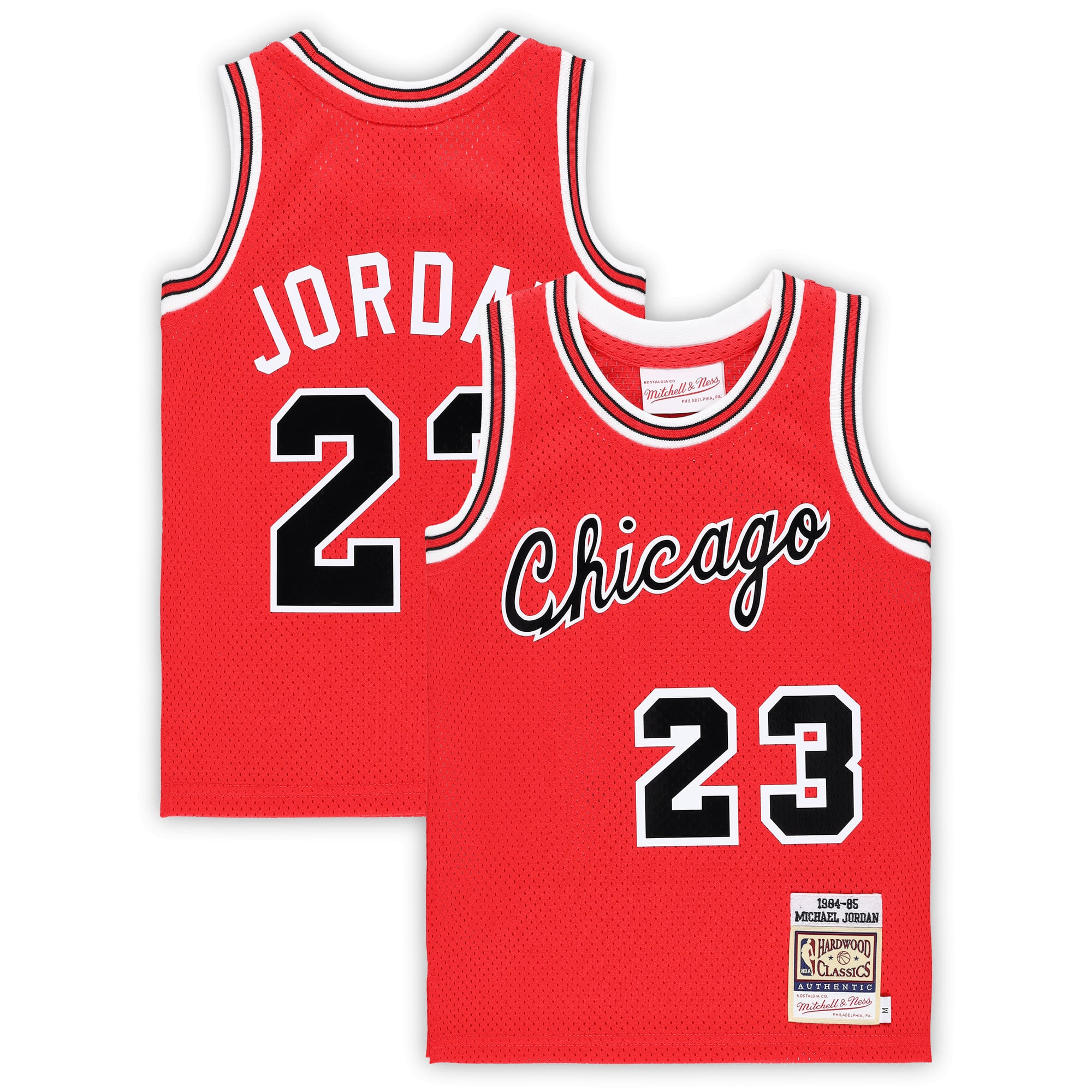 Michael Jordan Chicago Bulls Preschool Hardwood Classics 1984/85 Swingman Jersey - Red - Image 2