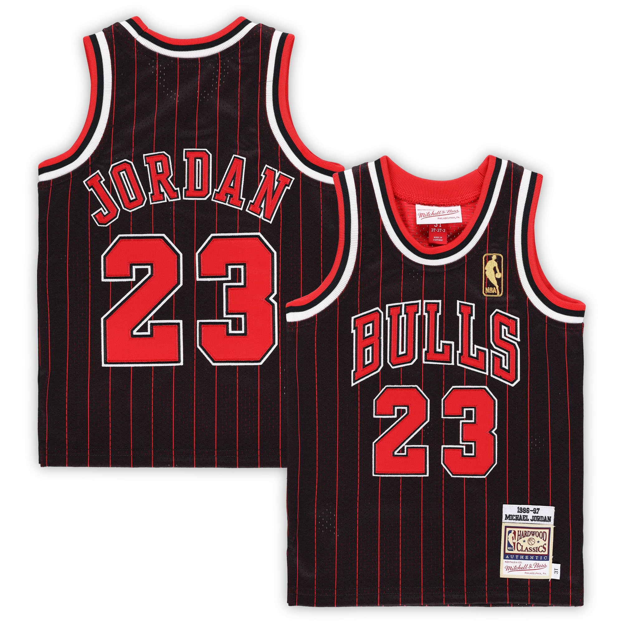 Michael Jordan Chicago Bulls Toddler 1997/98 Hardwood Classics Jersey - Black