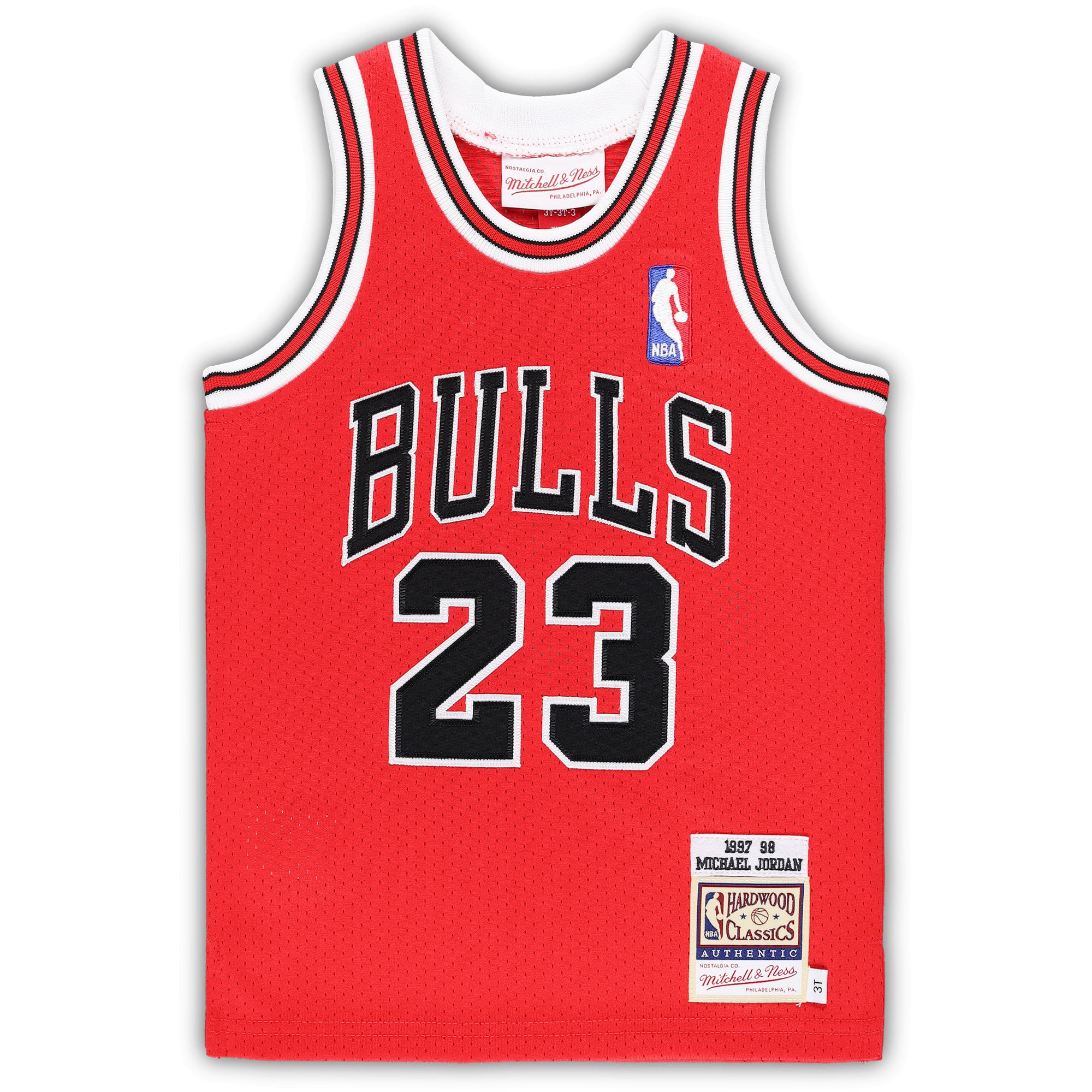 Michael Jordan Chicago Bulls Toddler 1997/98 Hardwood Classics Jersey - Red - Image 3