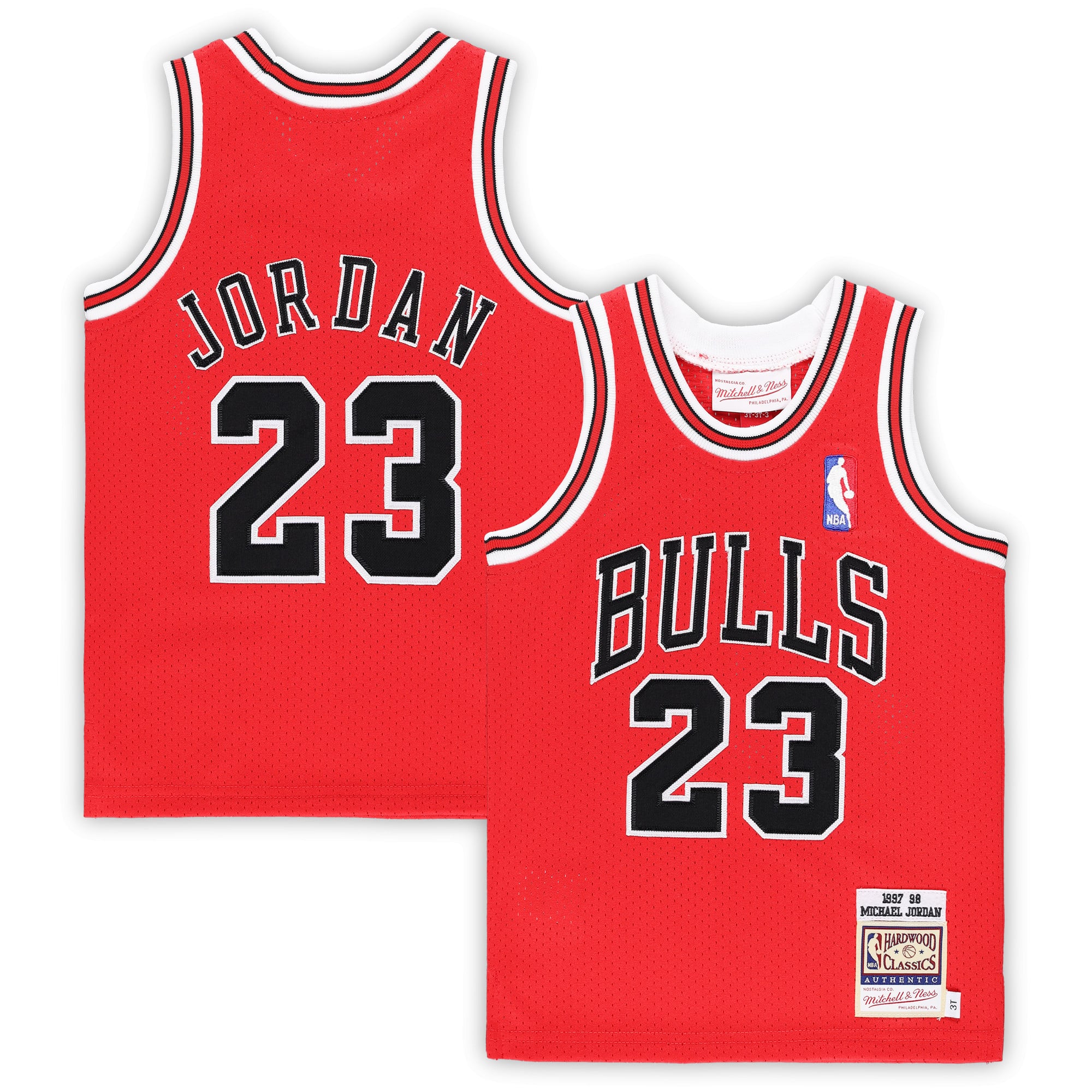Michael Jordan Chicago Bulls Toddler 1997/98 Hardwood Classics Jersey - Red - Image 2