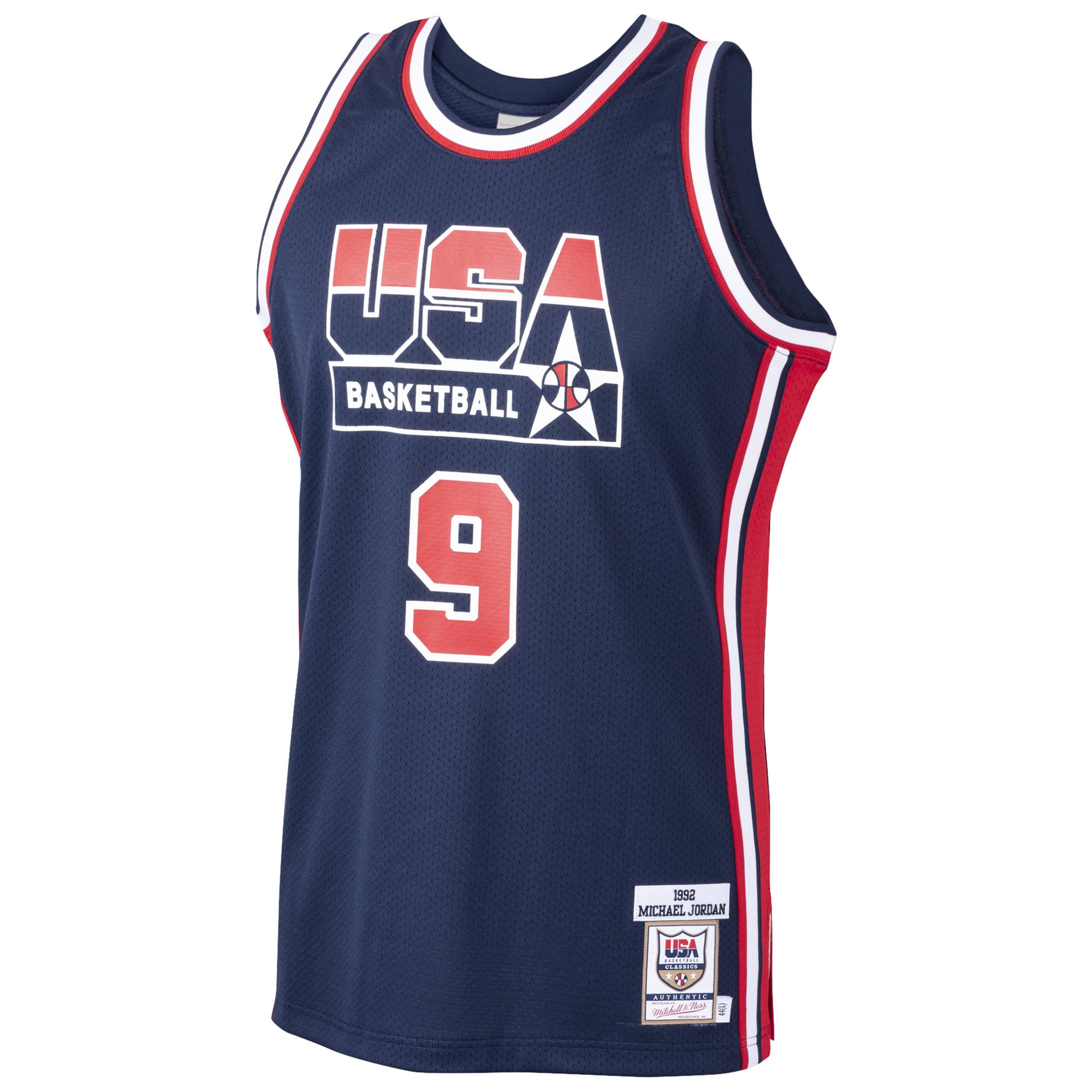 Michael Jordan USA Basketball Home 1992 Dream Team Jersey - Navy - Image 3