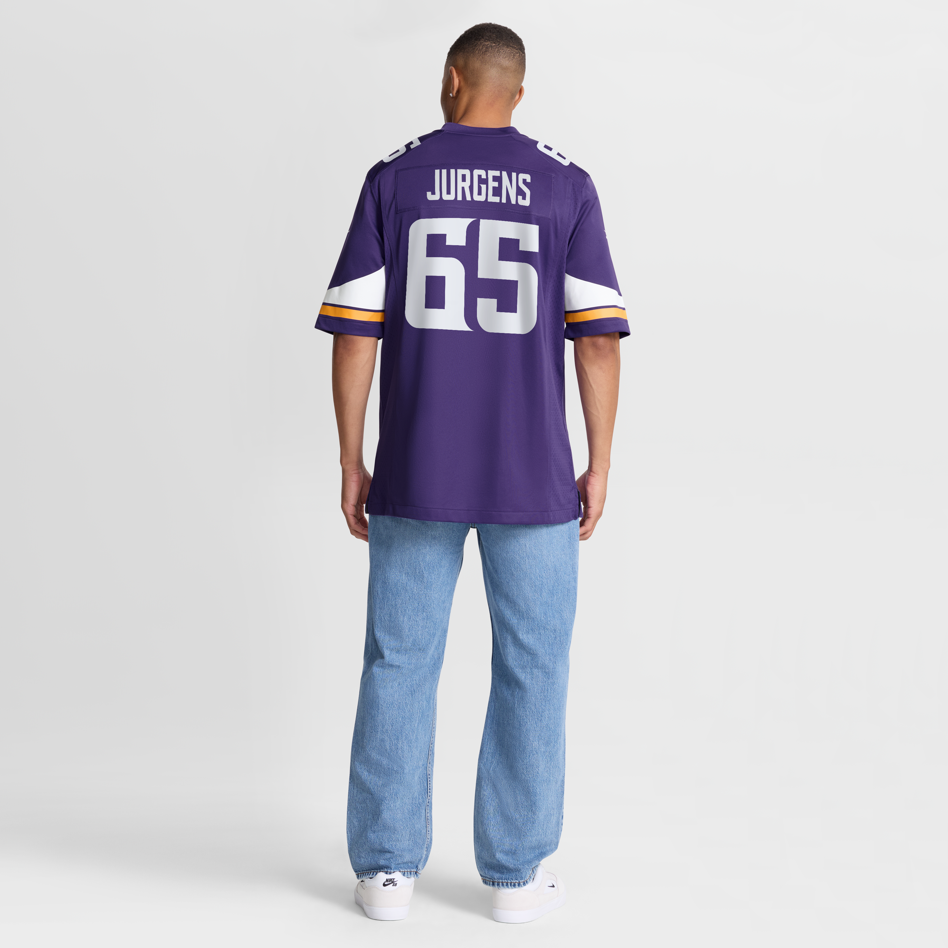 Michael Jurgens Minnesota Vikings Game Jersey - Purple - Image 9