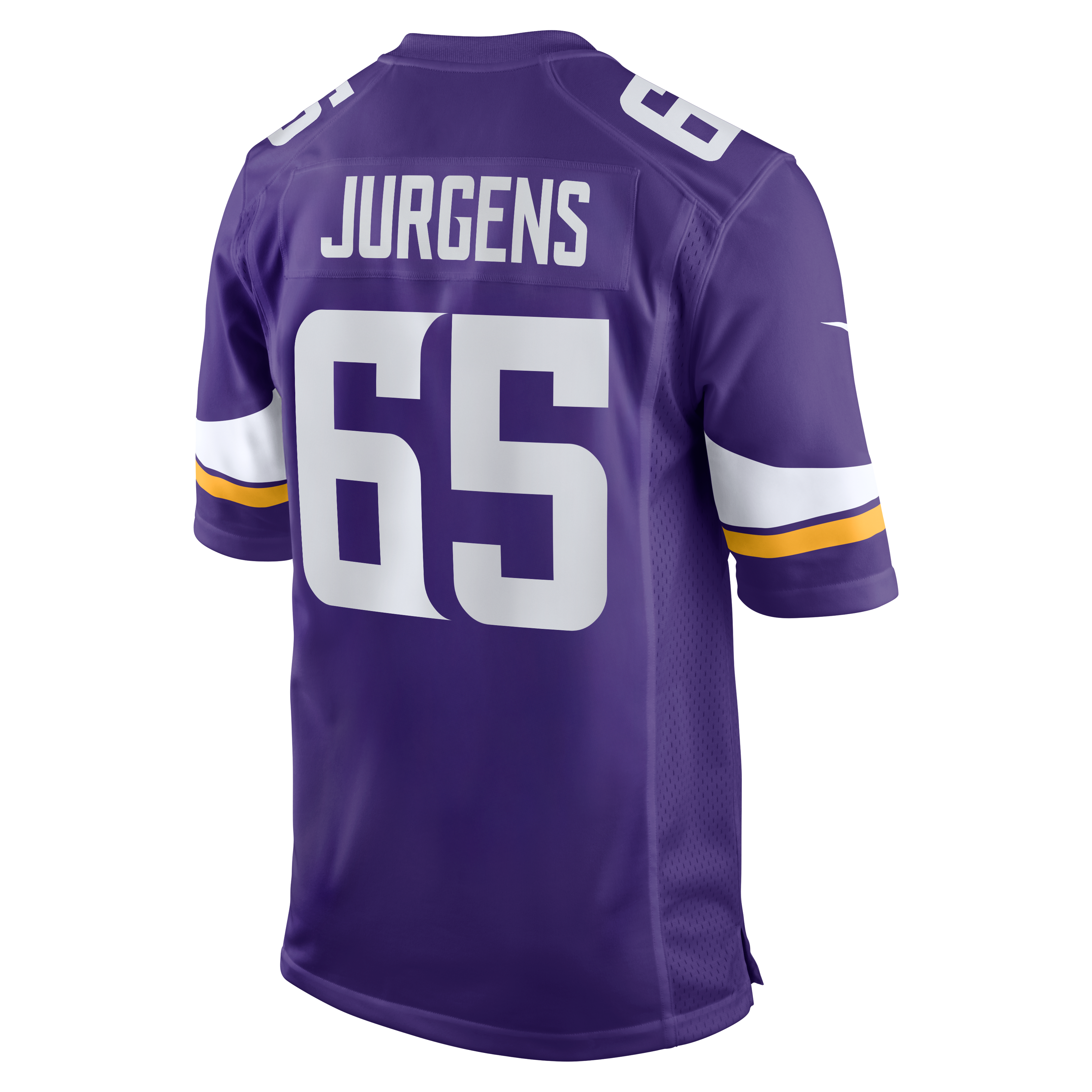 Michael Jurgens Minnesota Vikings Game Jersey - Purple - Image 4