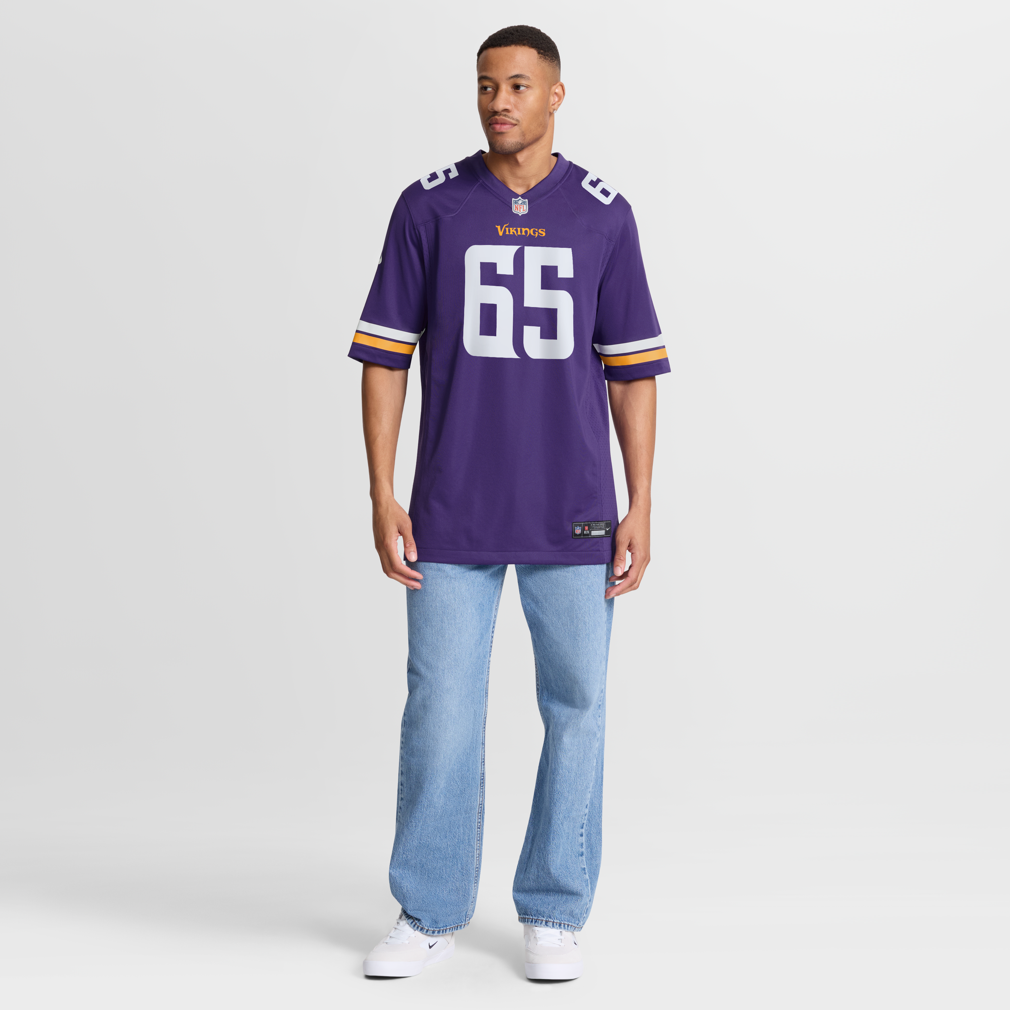 Michael Jurgens Minnesota Vikings Game Jersey - Purple - Image 8