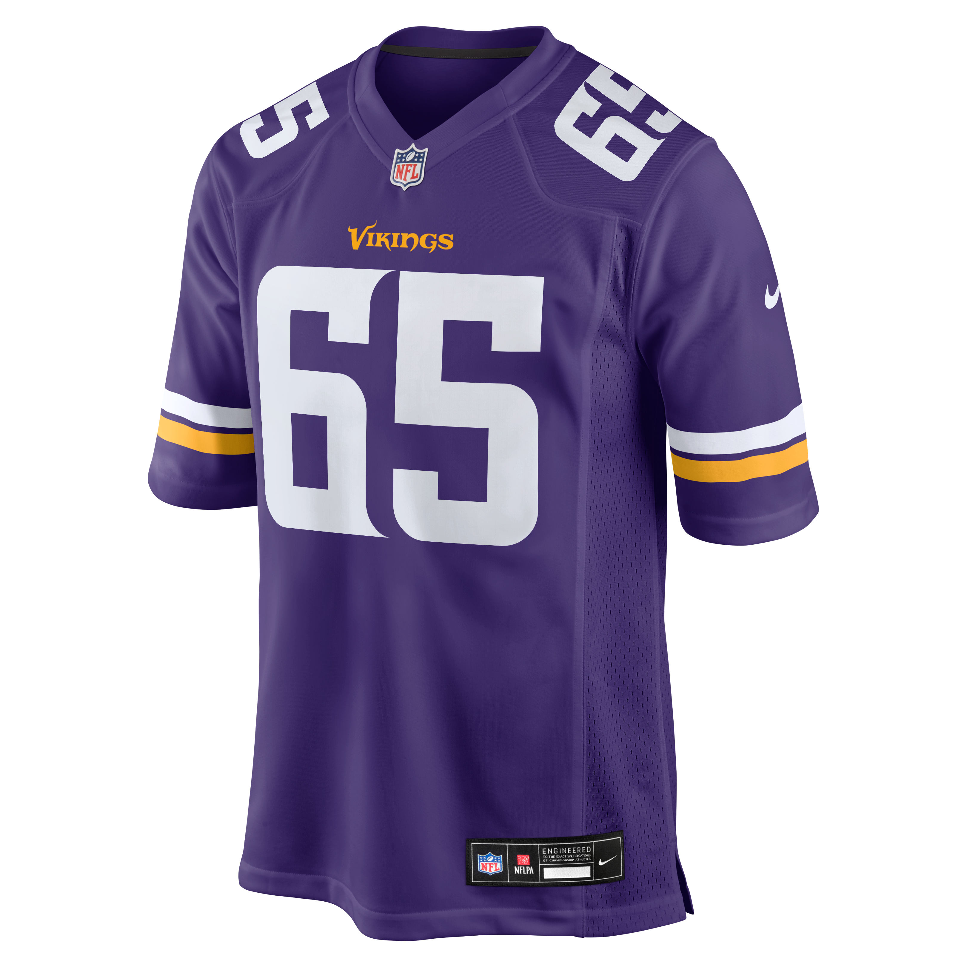 Michael Jurgens Minnesota Vikings Game Jersey - Purple - Image 3