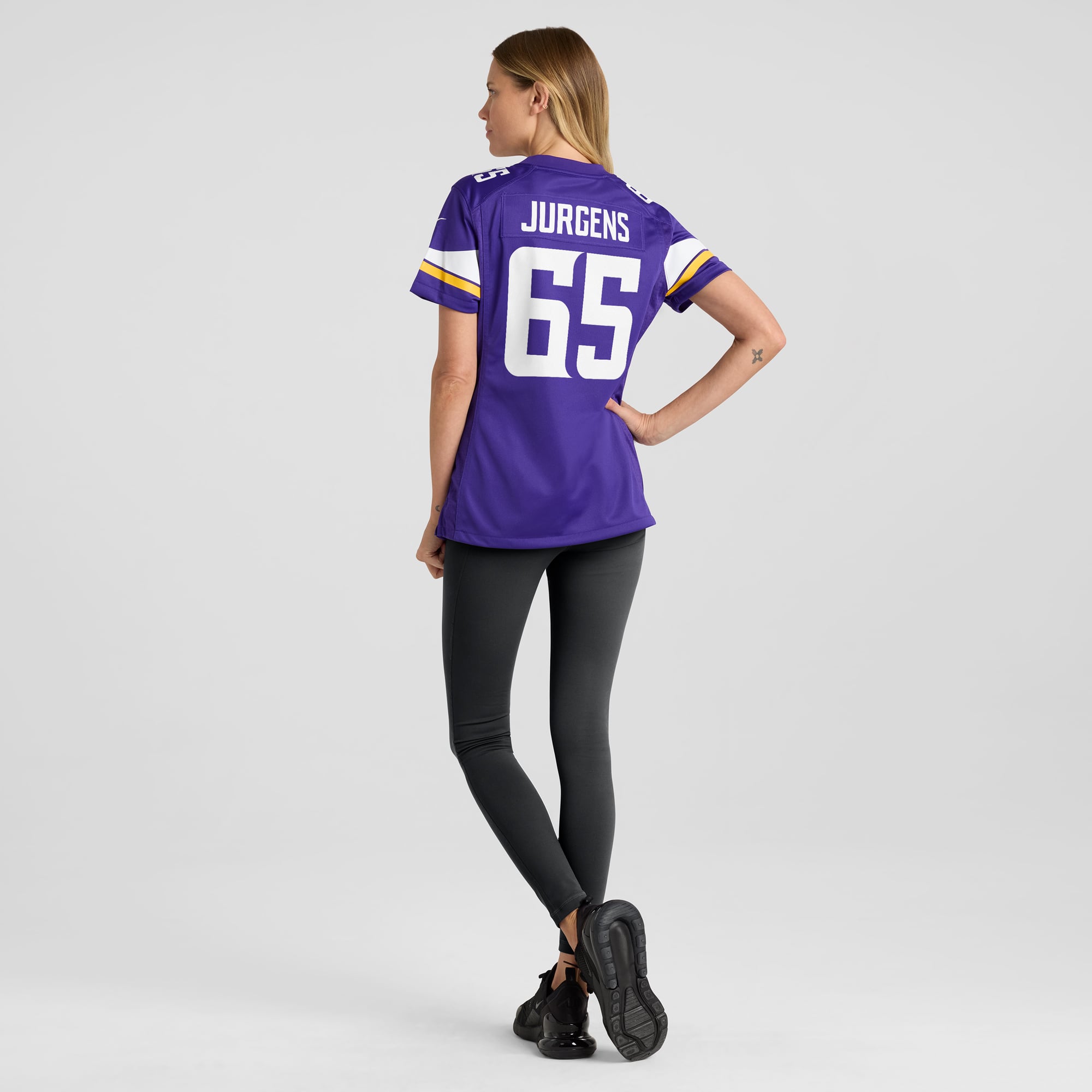 Michael Jurgens Minnesota Vikings Women's Game Jersey - Purple - Image 6