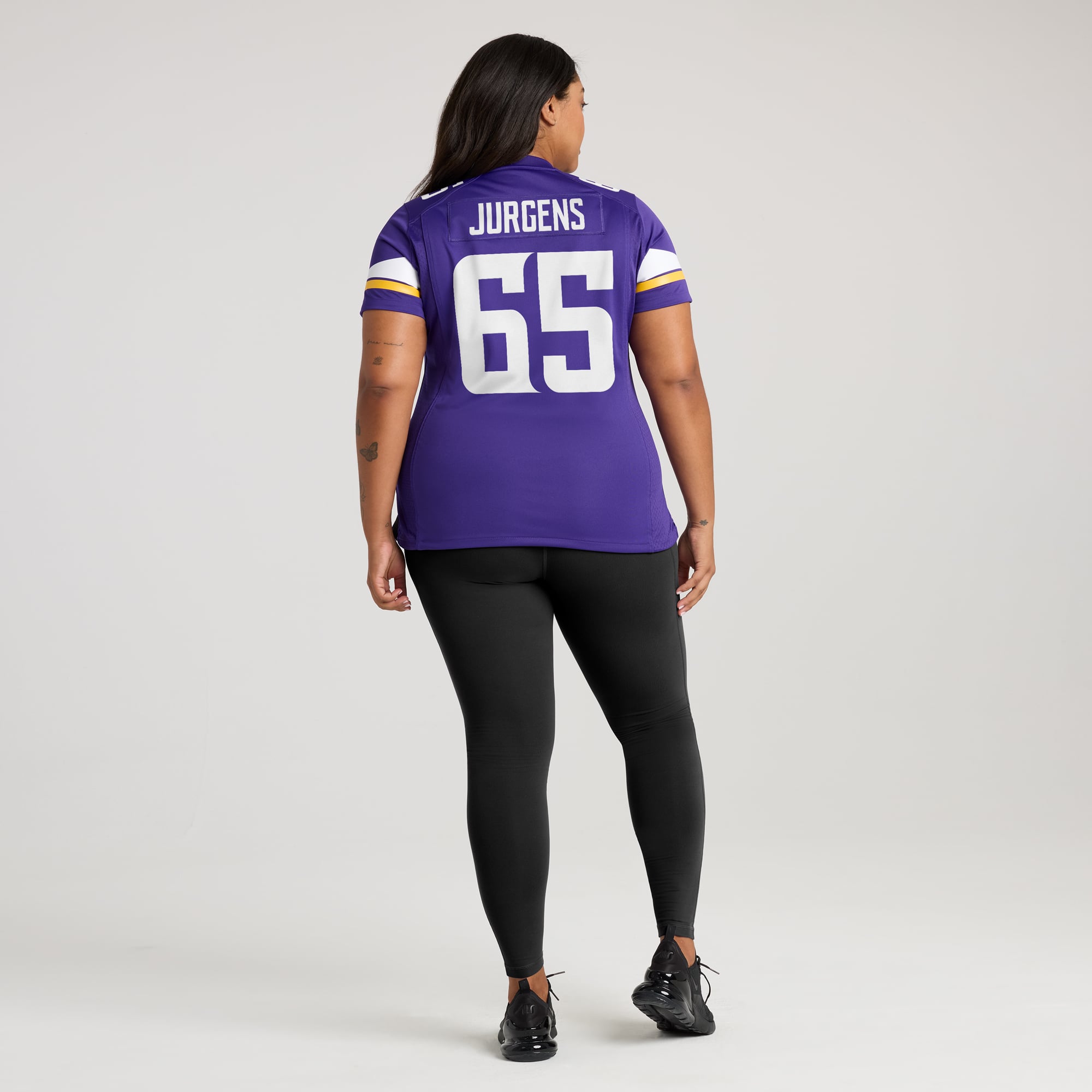 Michael Jurgens Minnesota Vikings Women's Game Jersey - Purple - Image 8
