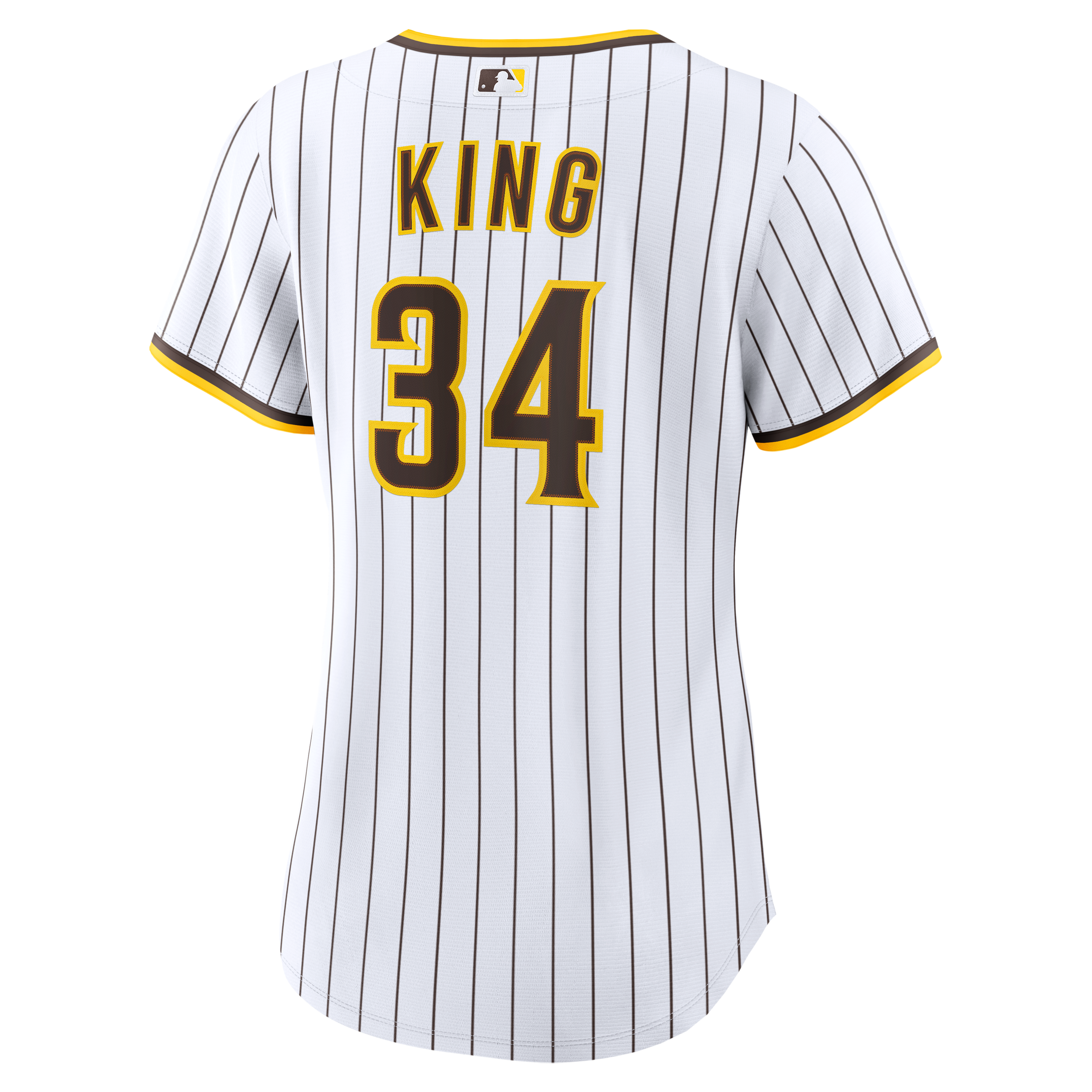 Michael King San Diego Padres Women's Home Jersey - White - Image 4
